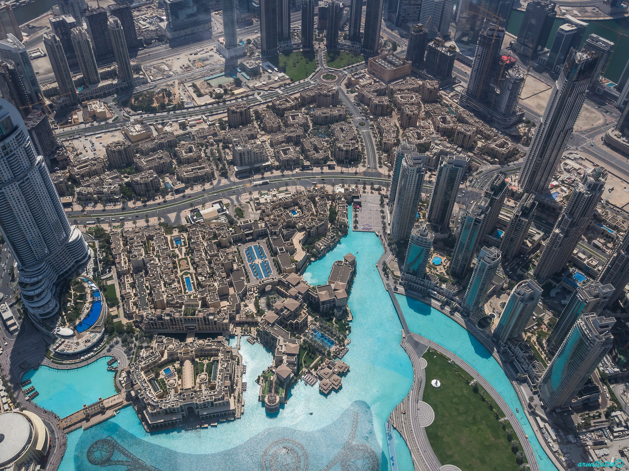 Skyline Dubai dal Burj Khalifa...