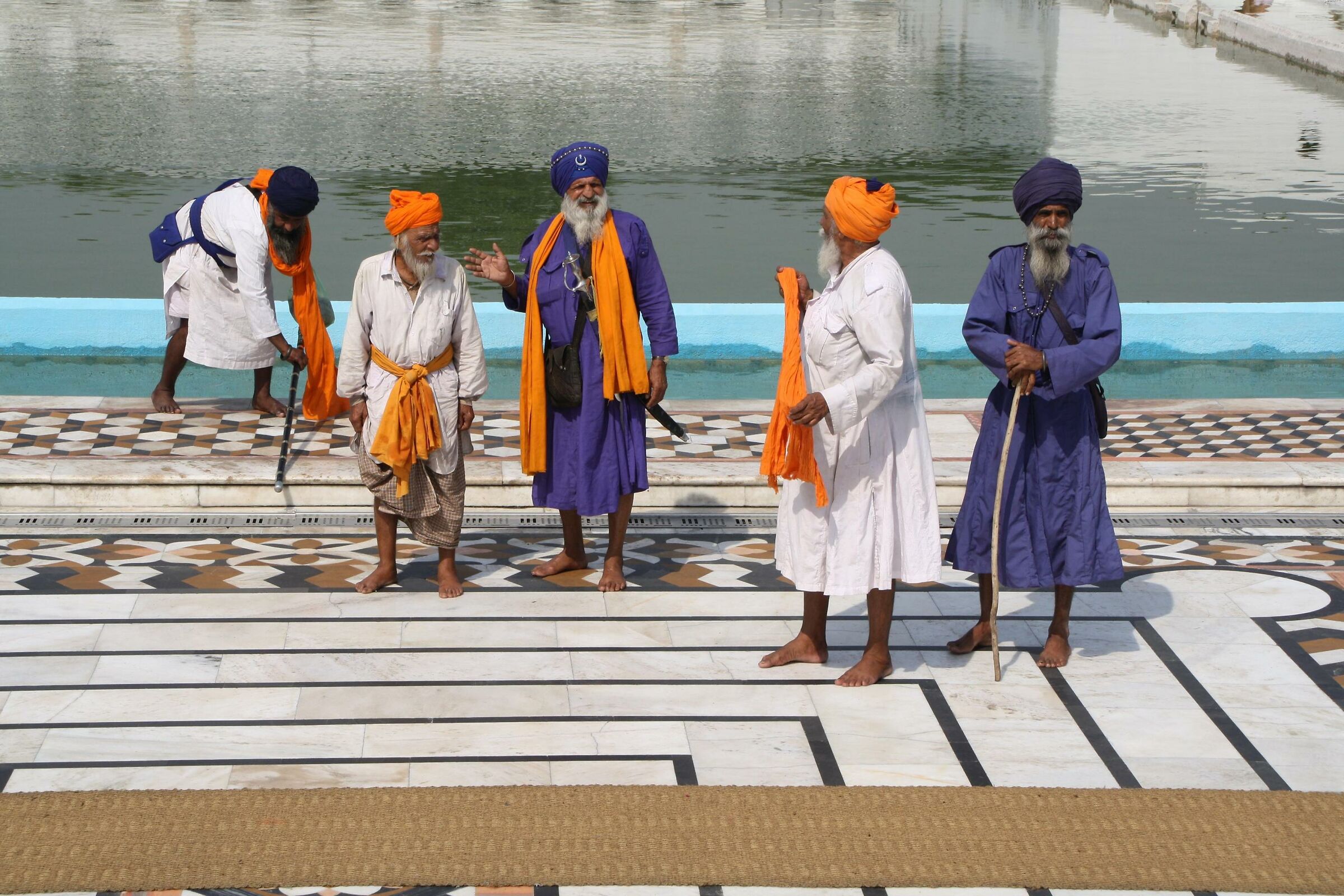 The elegance of Sikh men...