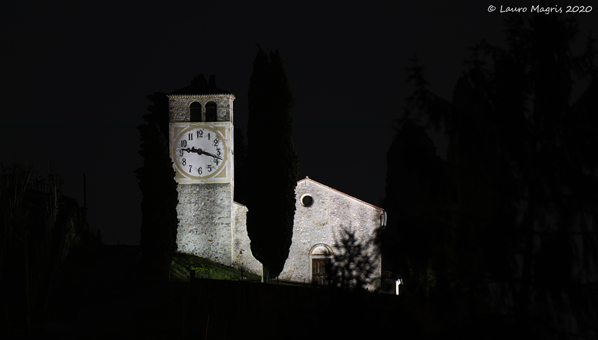 St. Vigilio Church by night...