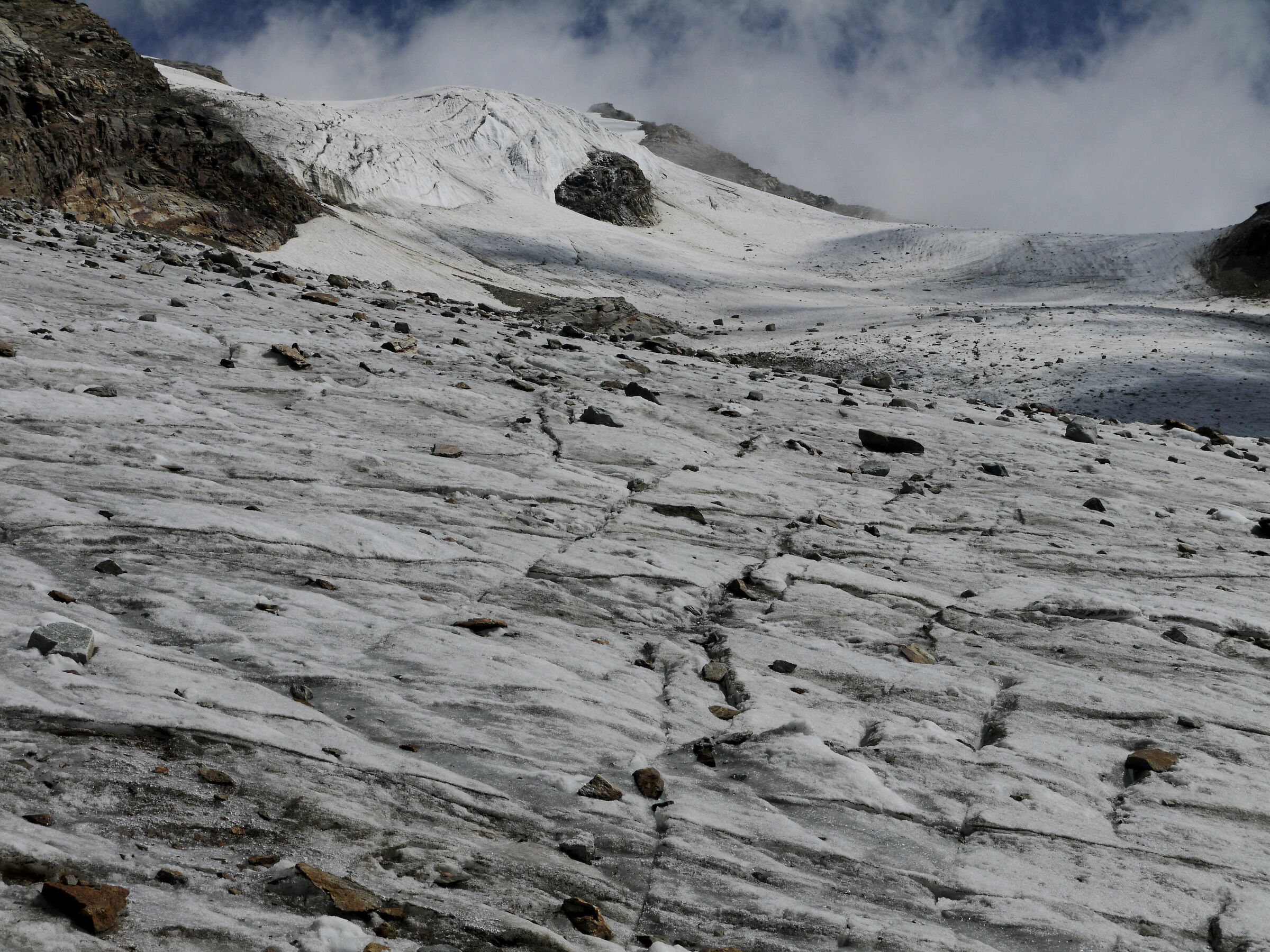 Indren Glacier, August 2012...