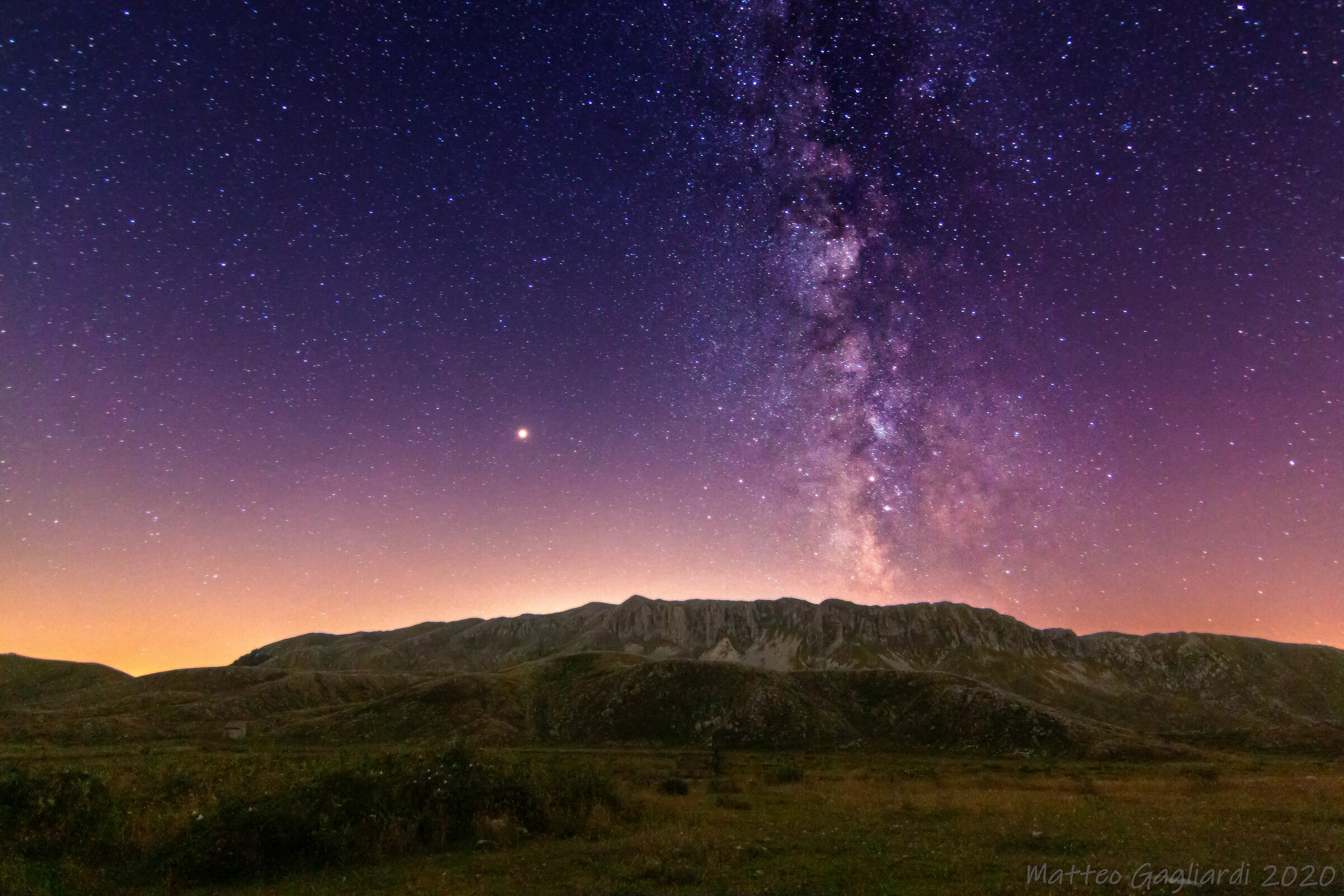 Milky Way Mountains of the Matese...