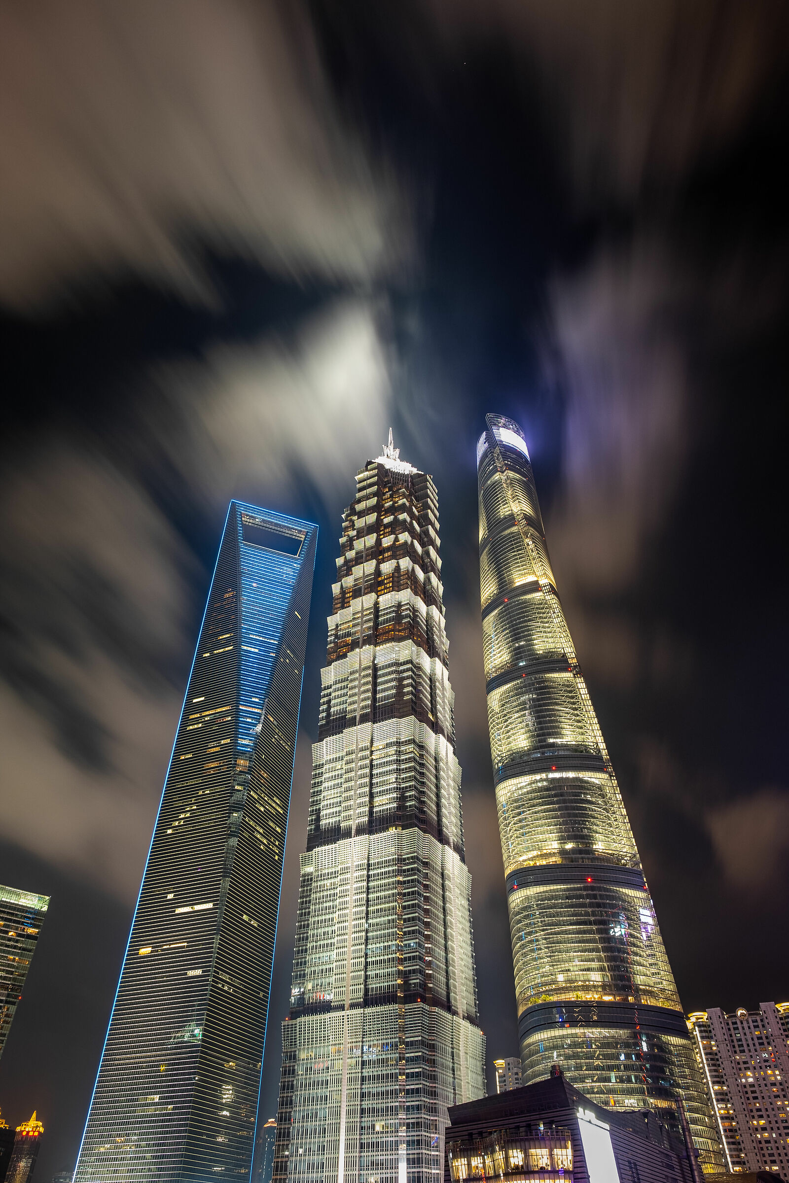 Shanghai's skyscrapers...