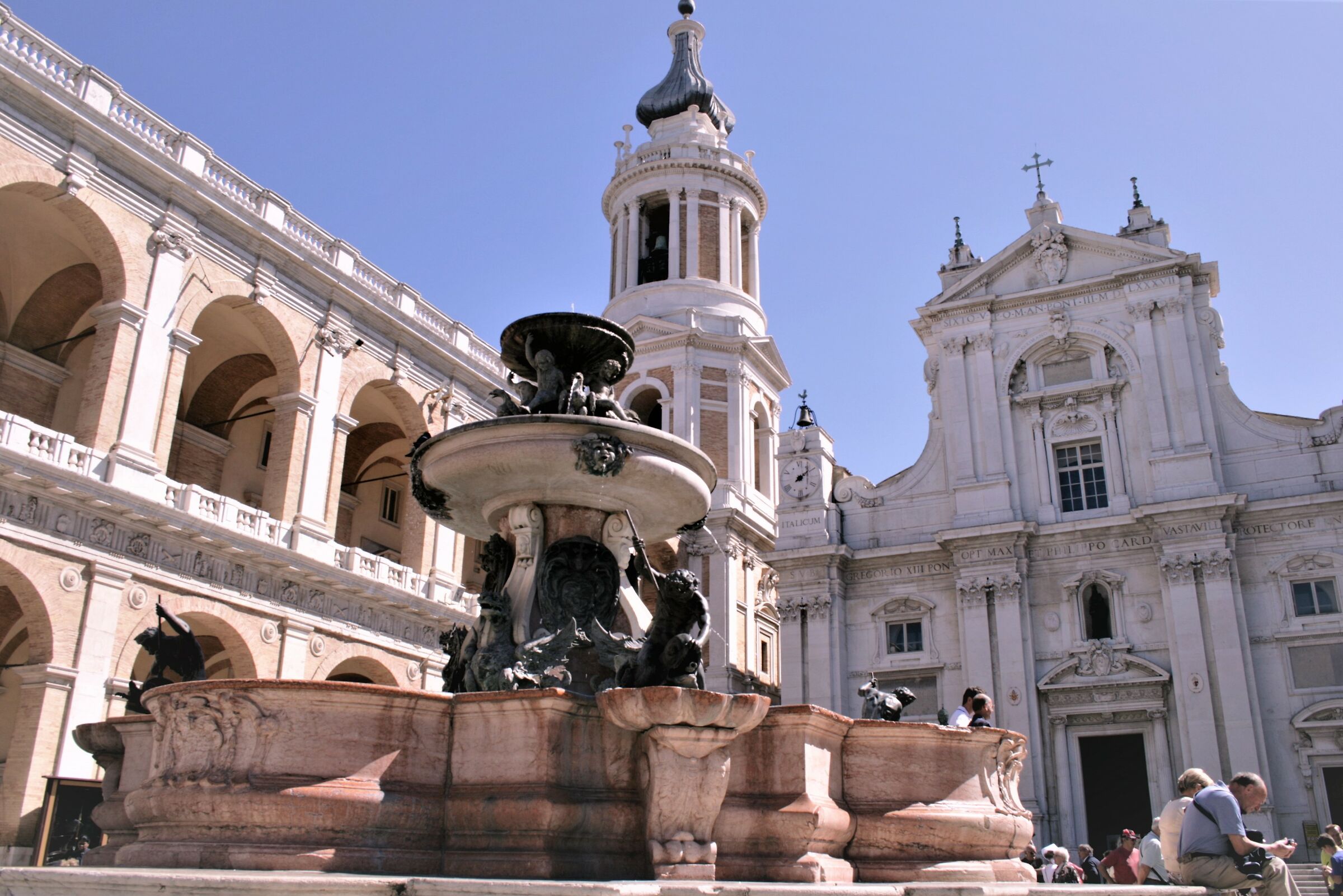 Fountain of Our Lady of Loreto and Piazza of the Madonna...