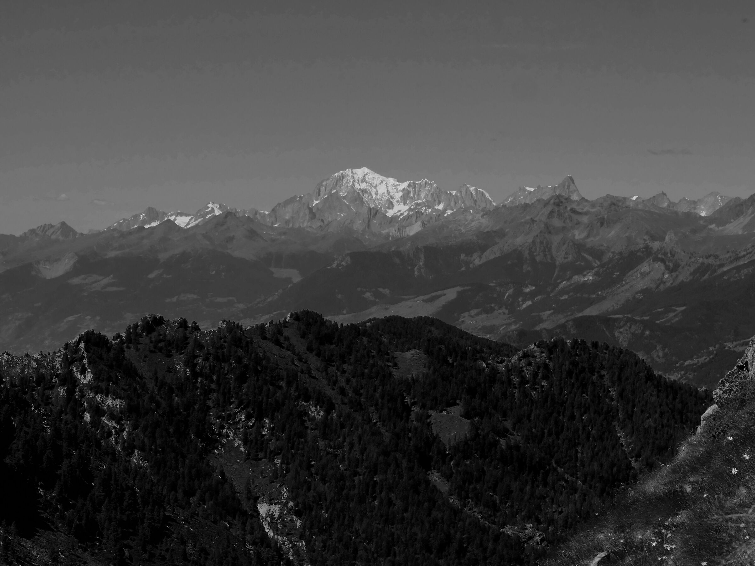 Il Monte Bianco...