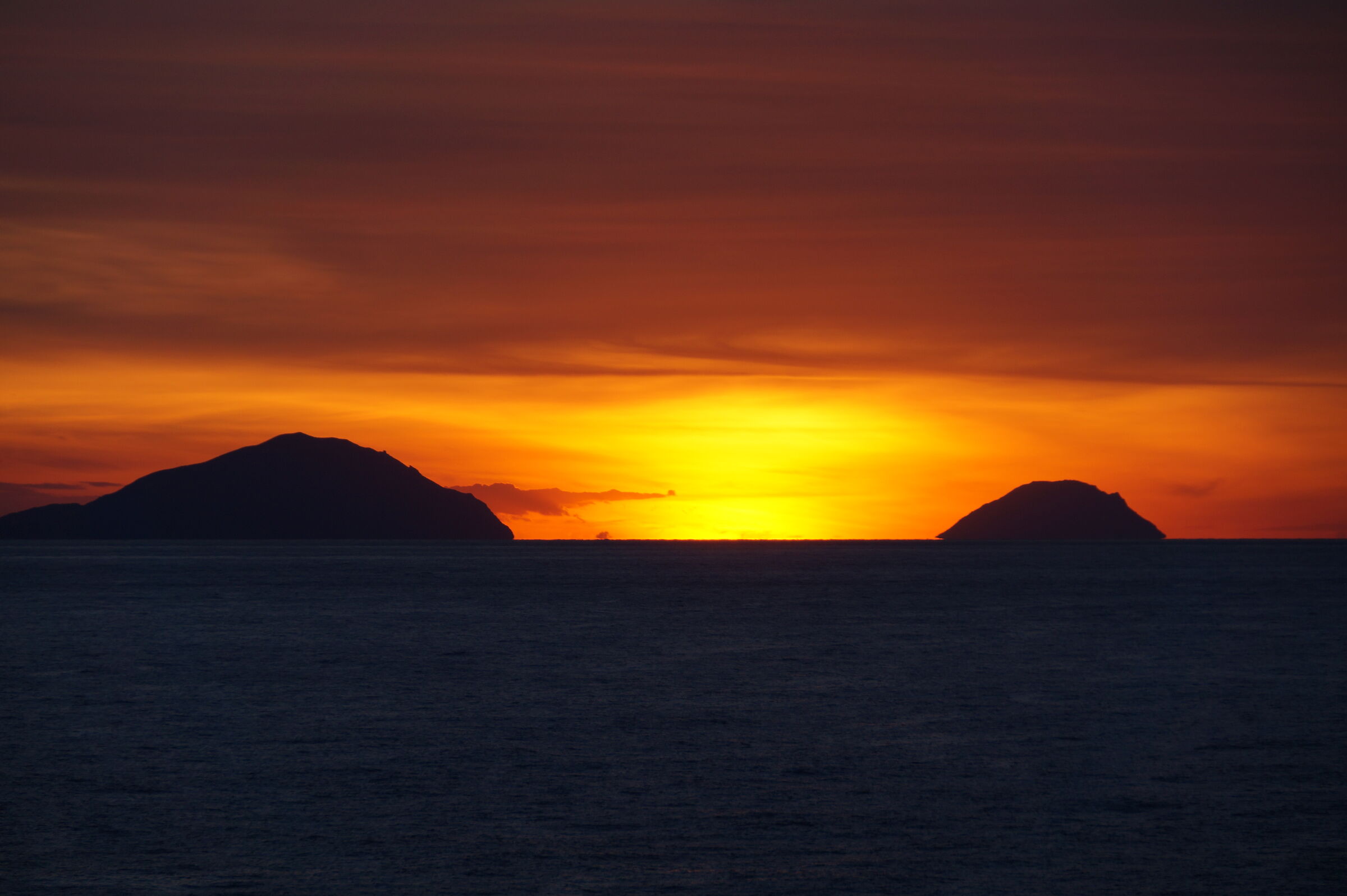 Sunset Aeolian Islands...