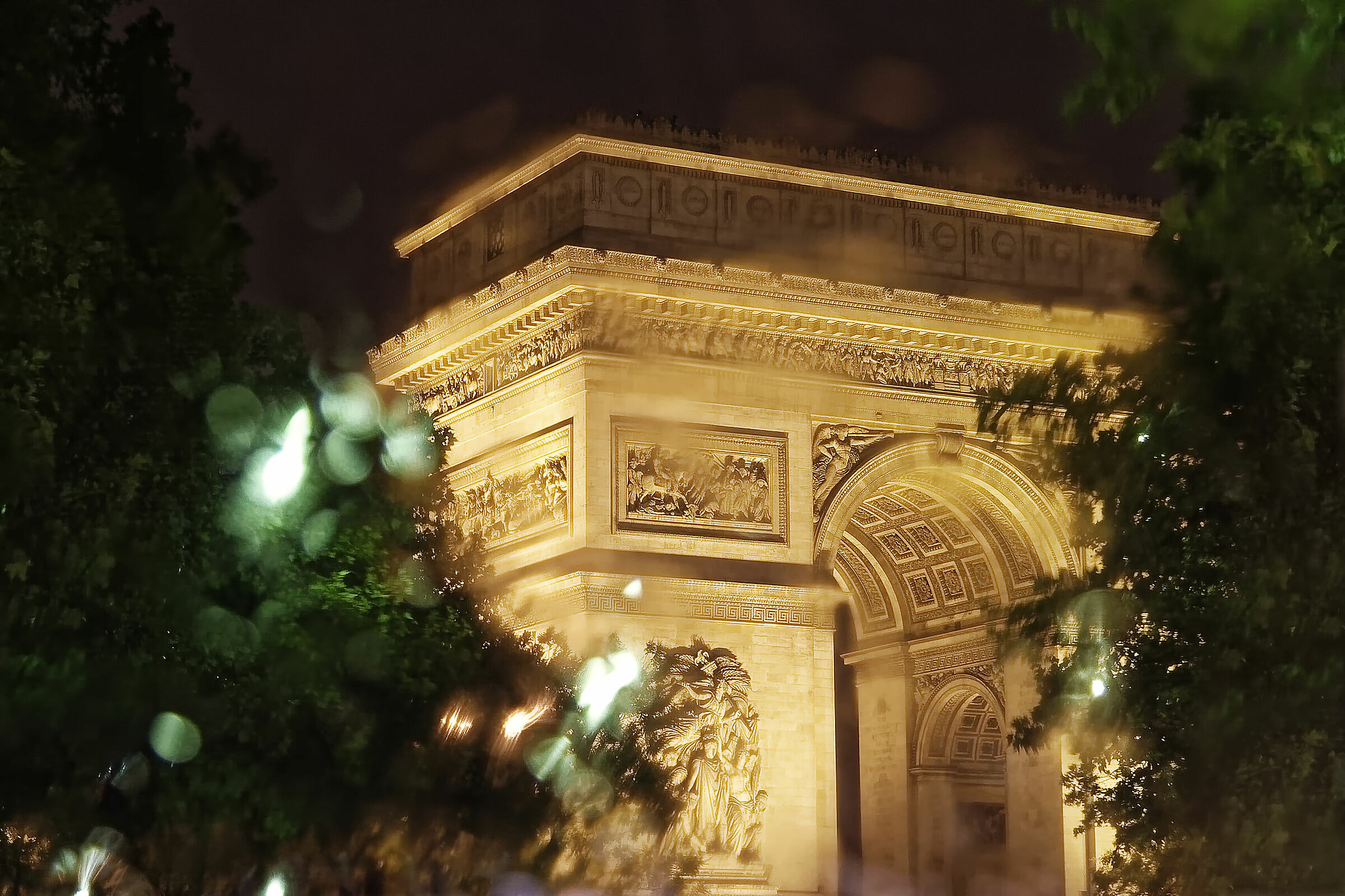Summer storm in Paris...