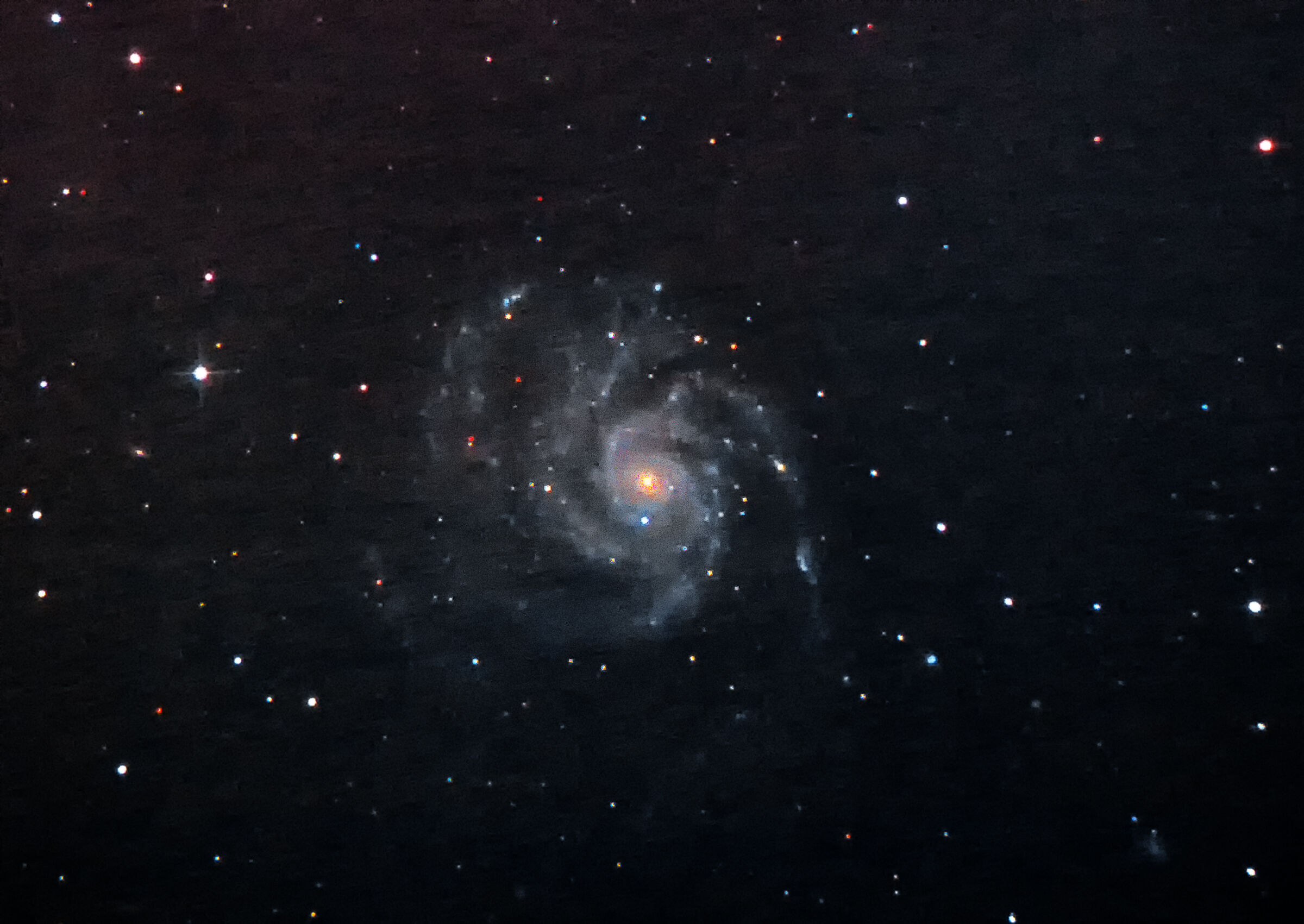 M 101 galaxy turning it in Ursa Major...