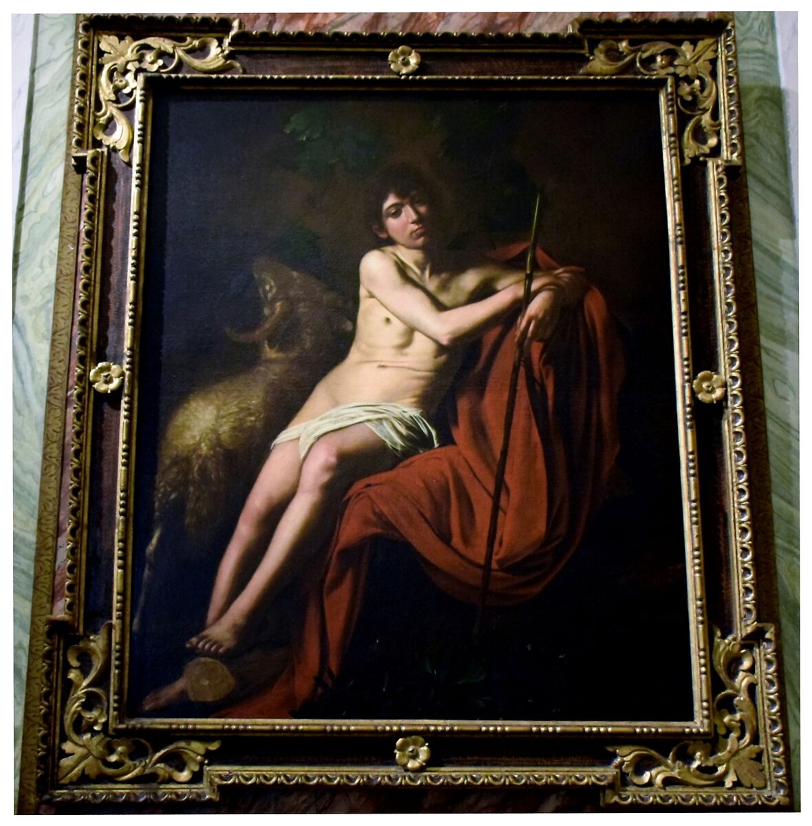 Galleria Borghese - Caravaggio "San Giovanni Battista"...