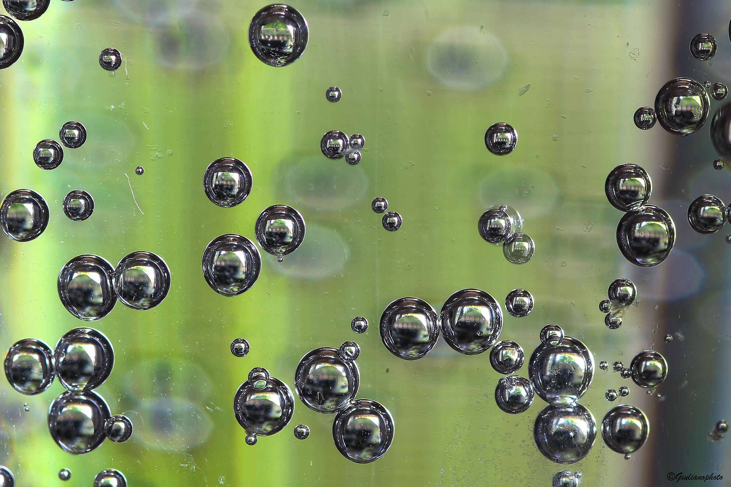 Bubbles (experiment No.34)...