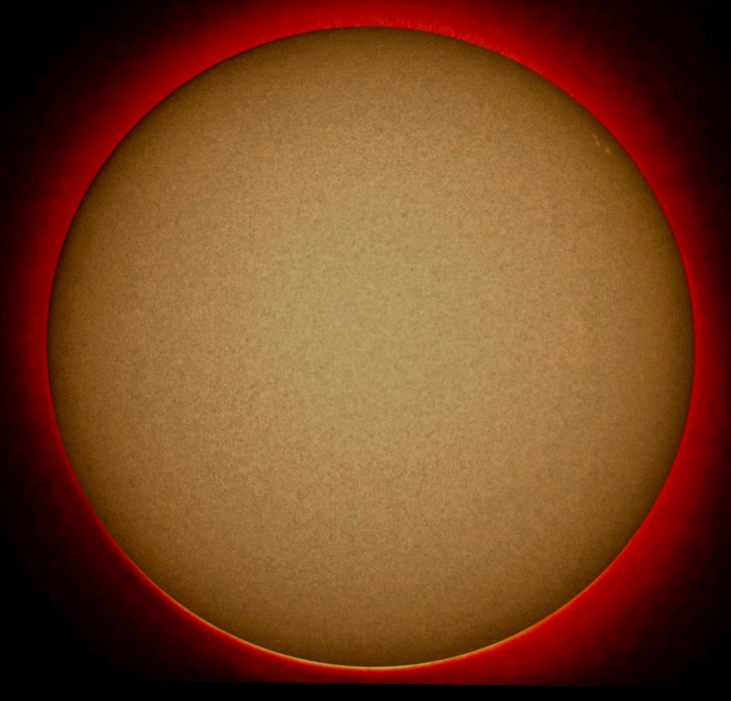 the sun...