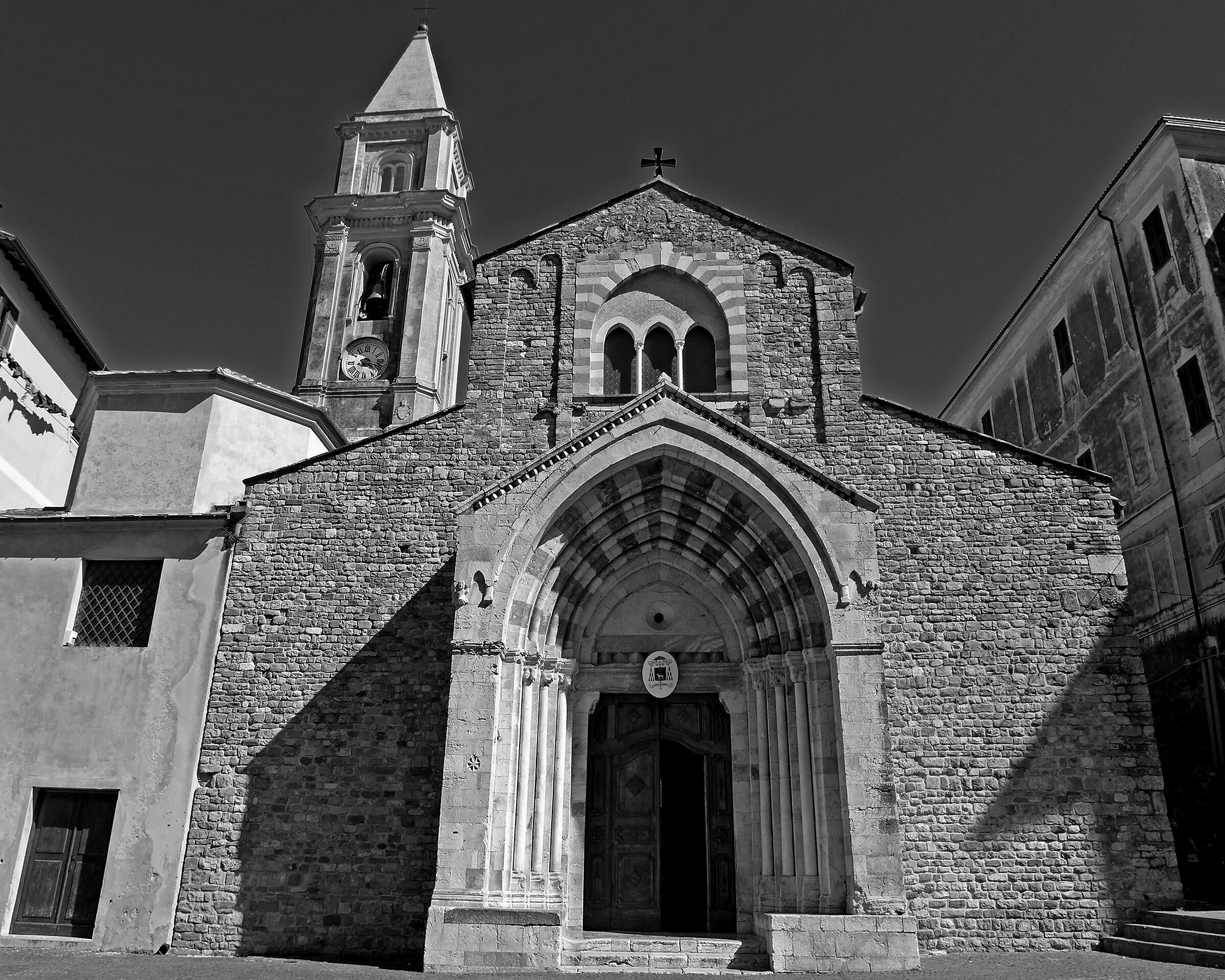 Ventimiglia Cathedral outside...