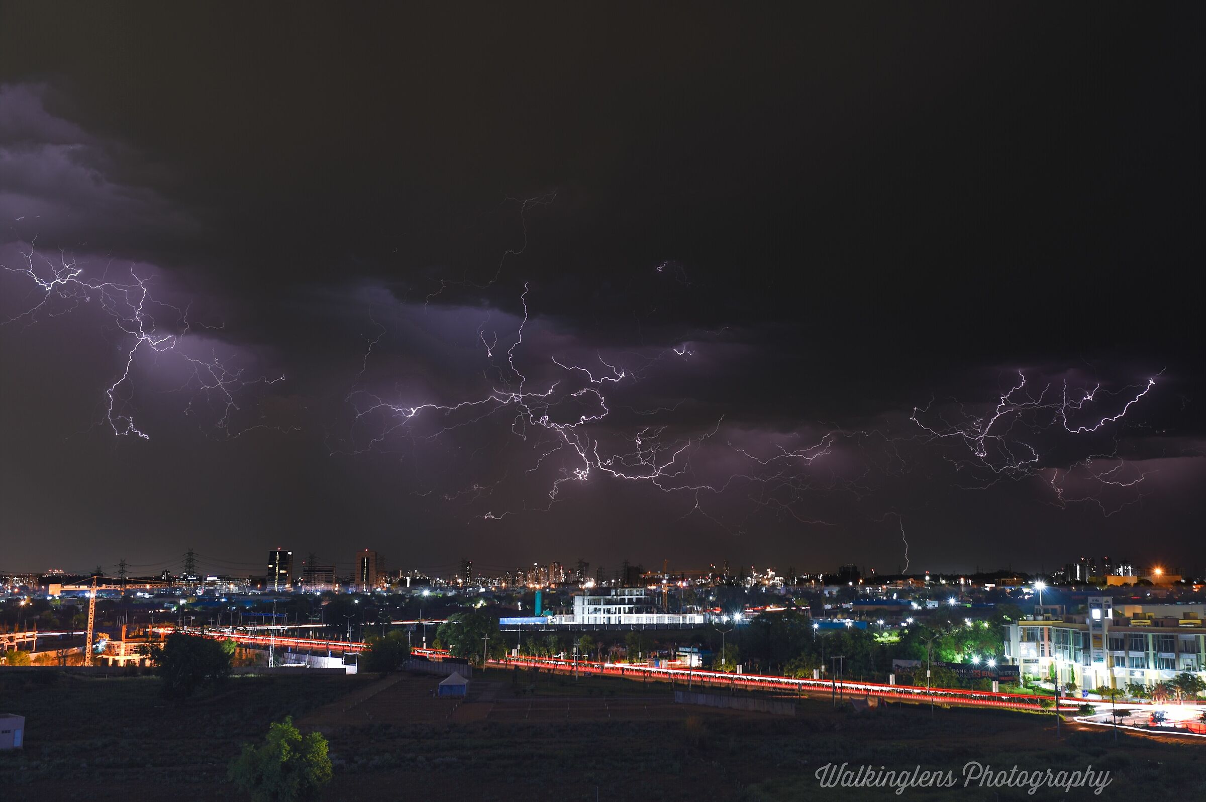 Lightning during lockdown in India...