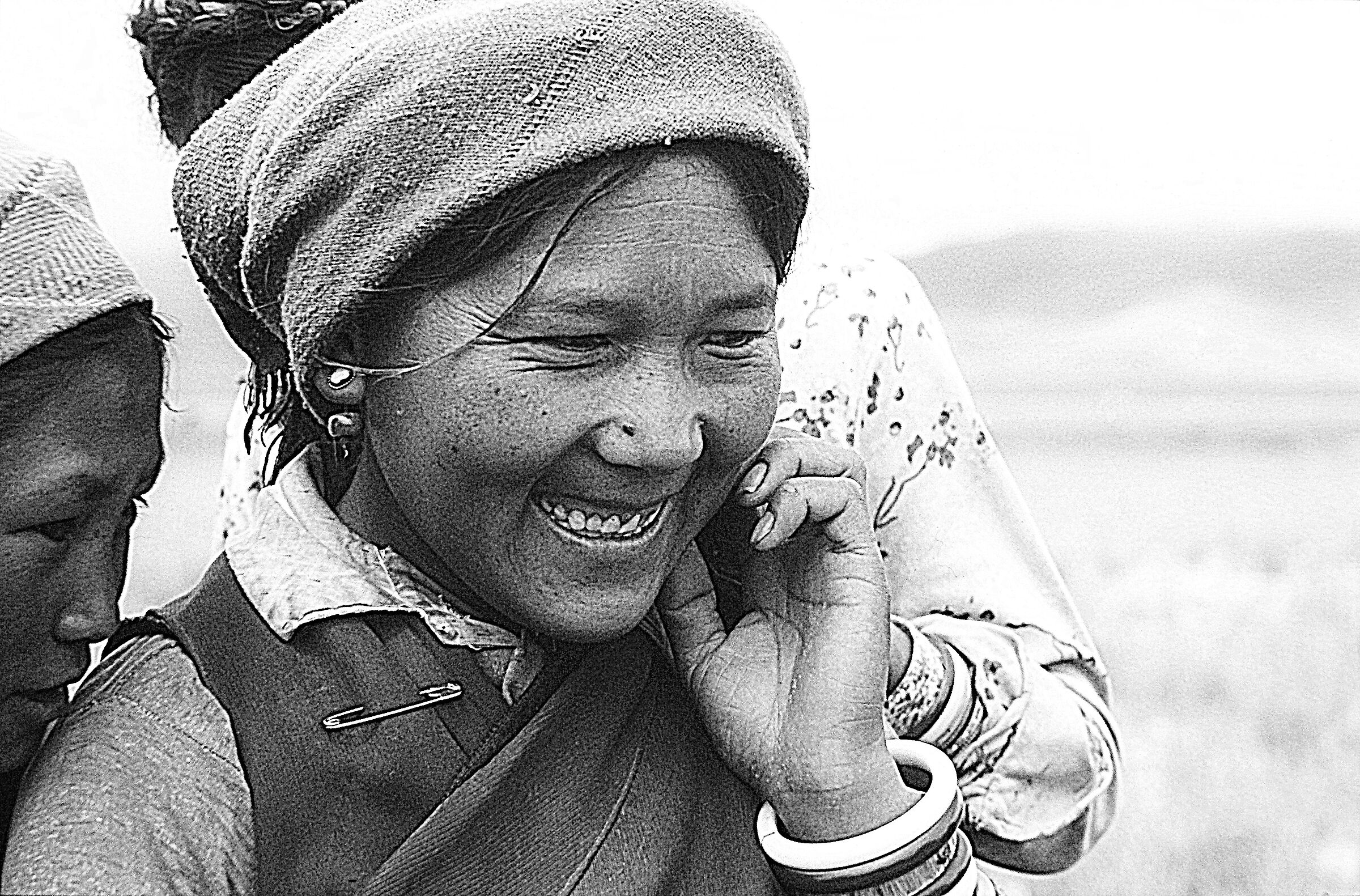 La ragazza dell'orecchino - Tibet - 1985...