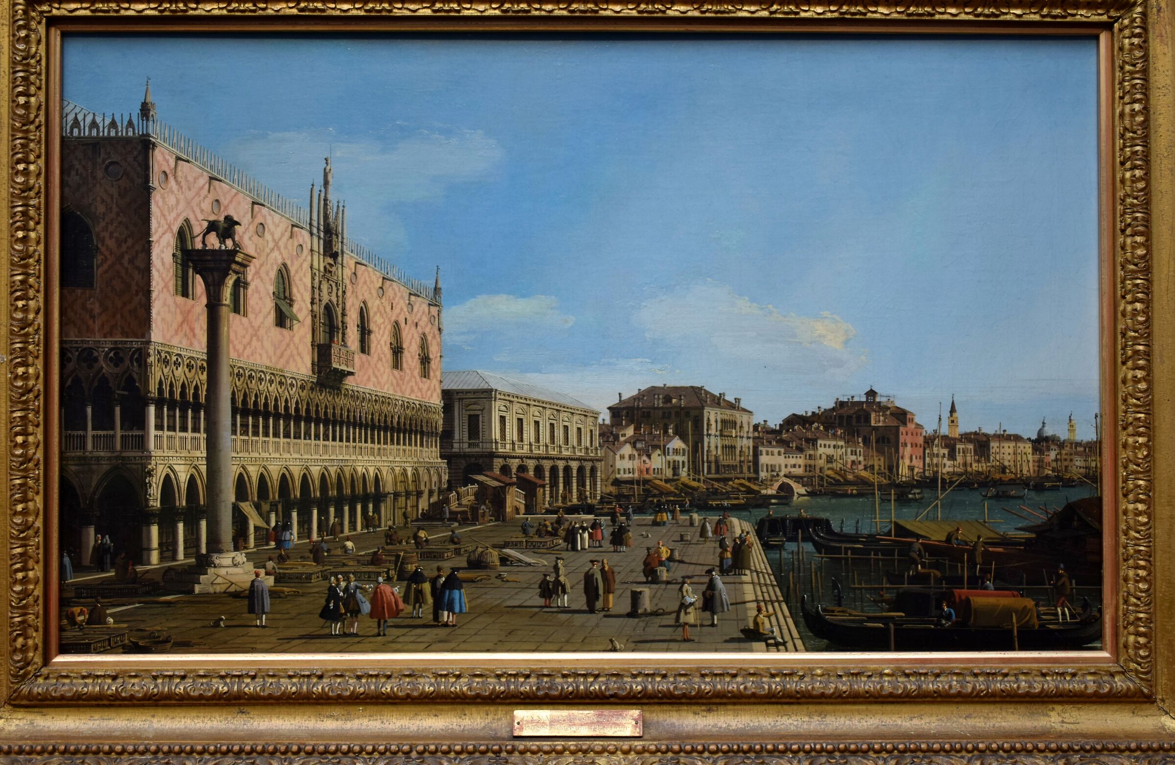National Gallery - Canaletto "La Riva degli Schiavoni"...
