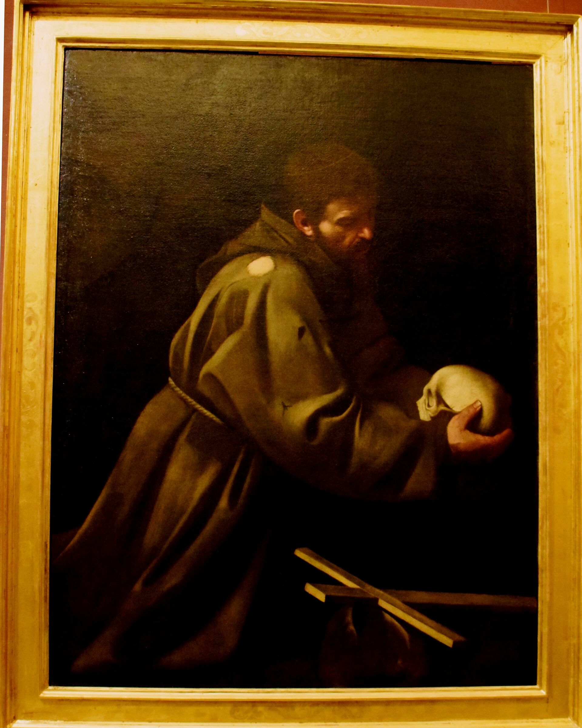 Caravaggio "S.Francesco in meditazione"...