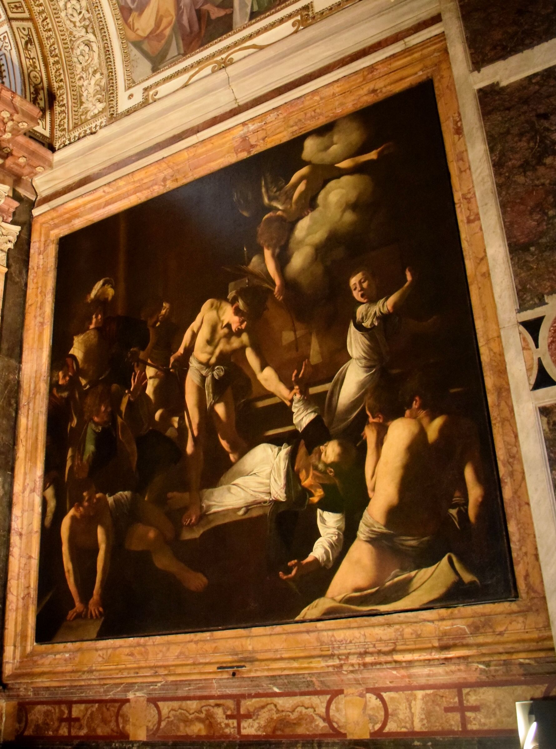 Caravaggio "Martyr of St. Matthew"...