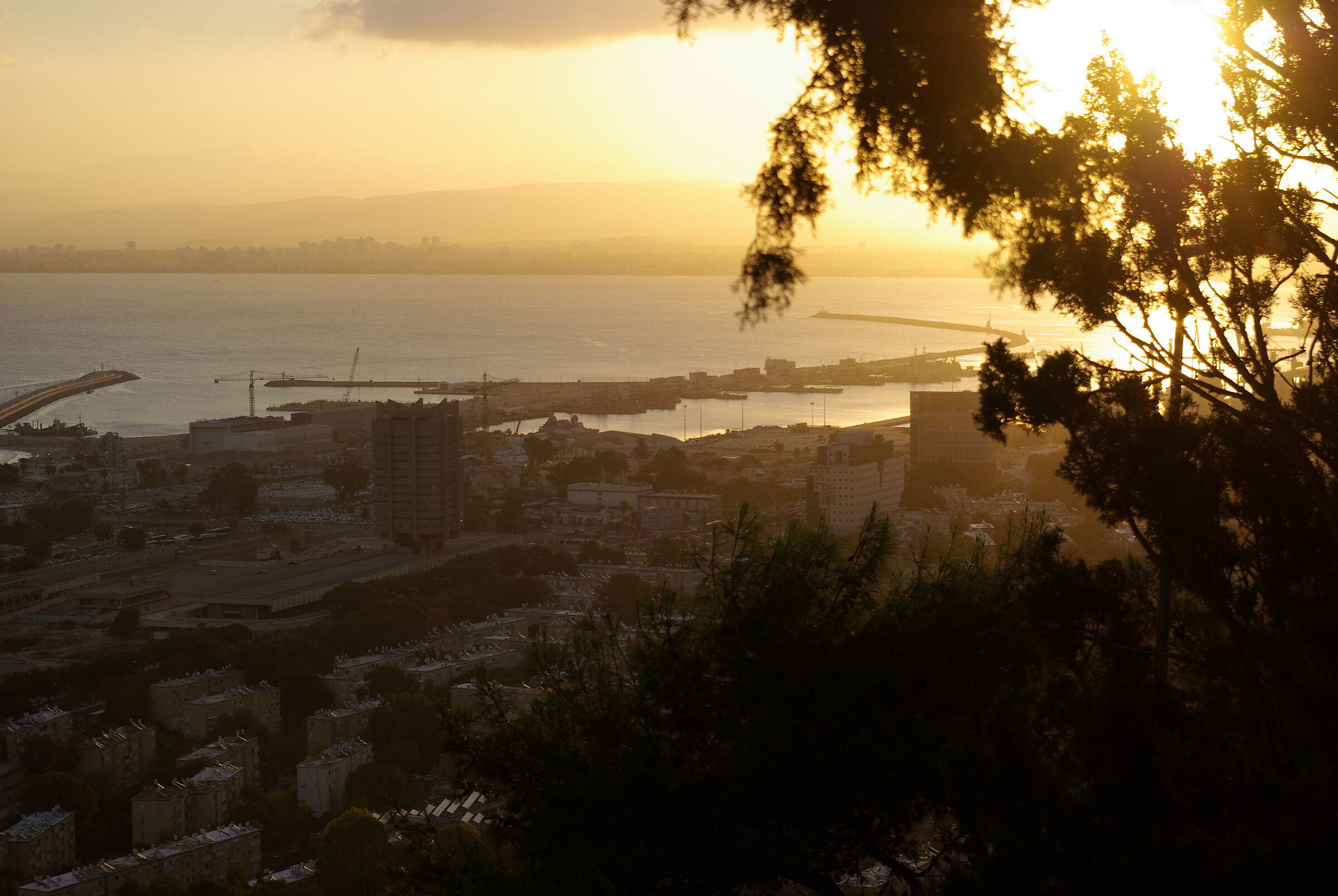 Sunrise in Haifa...