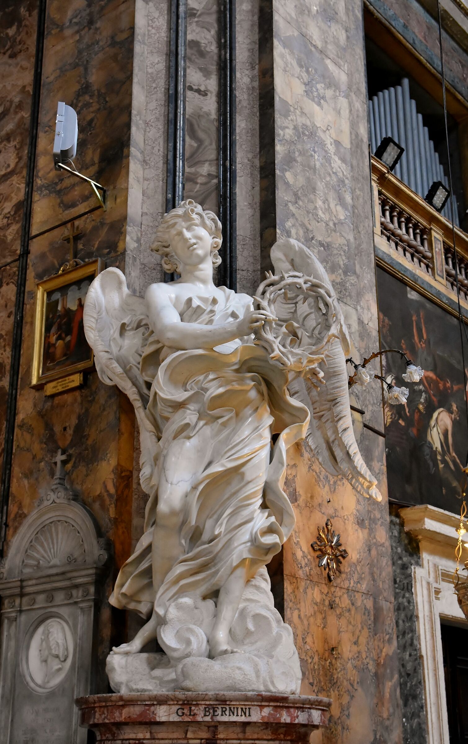 g.l. Bernini "Angelo con Corona di spine"...