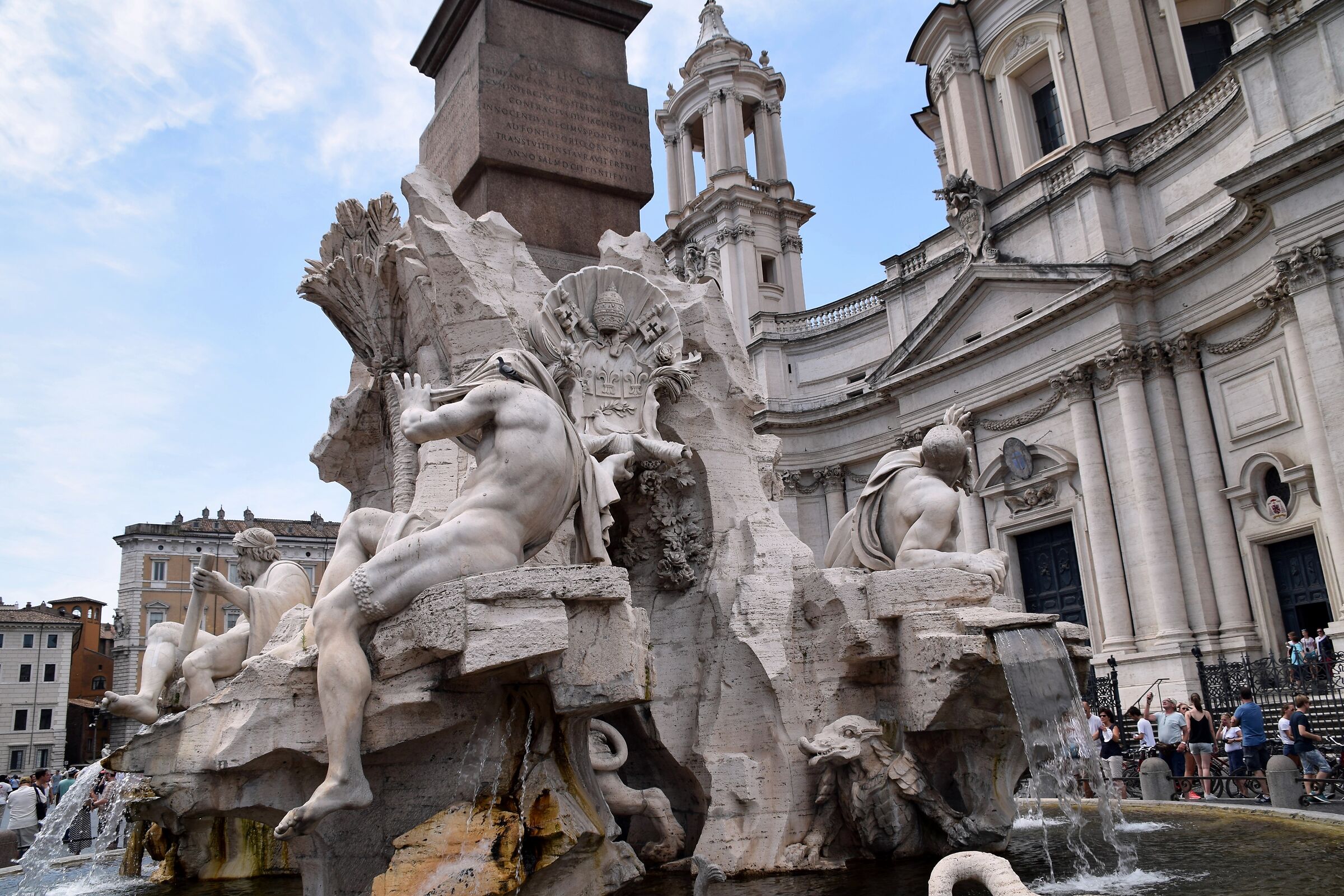 Piazza Navona - Bernini "Fountain of the Four Rivers"...
