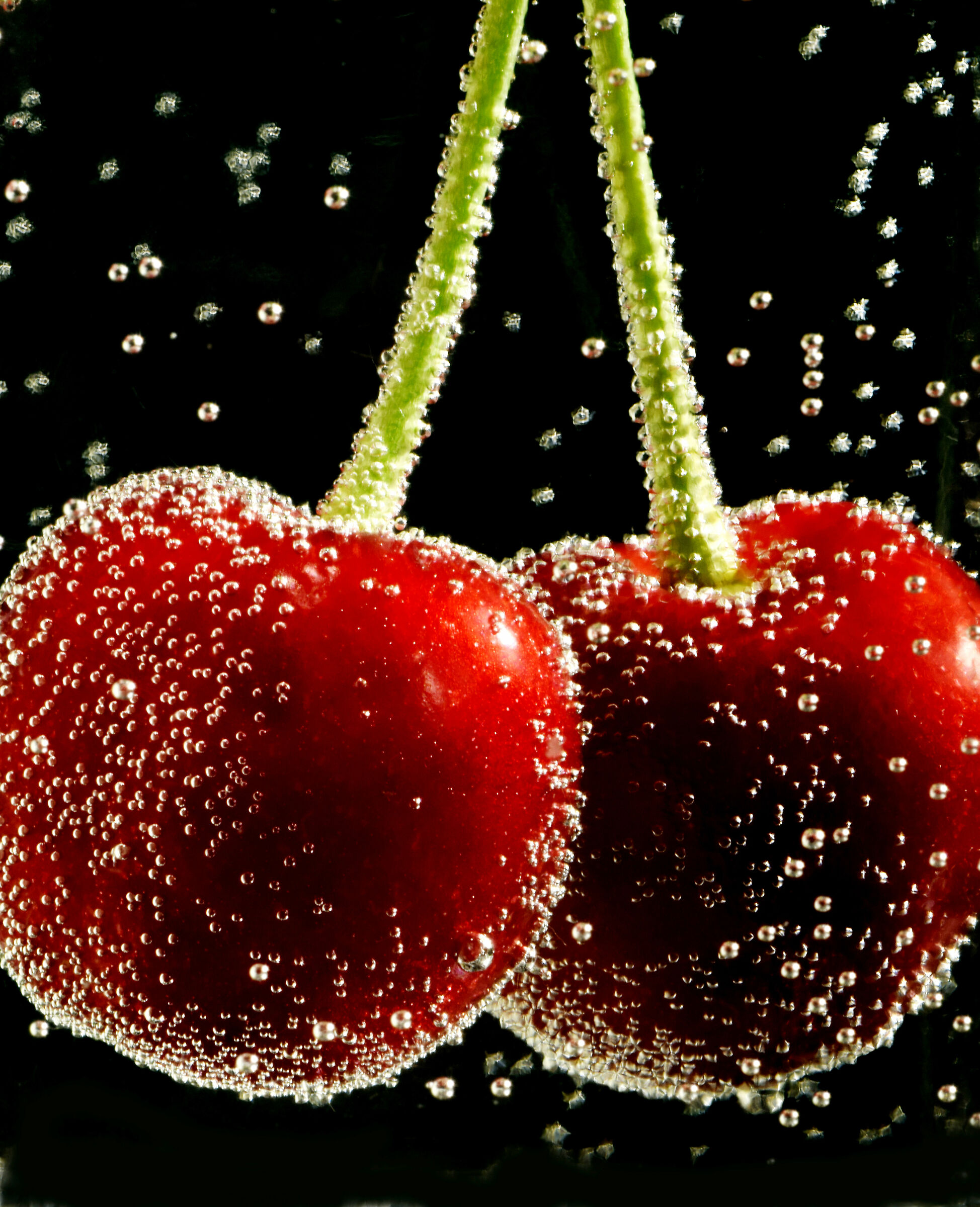 sparkling cherries...