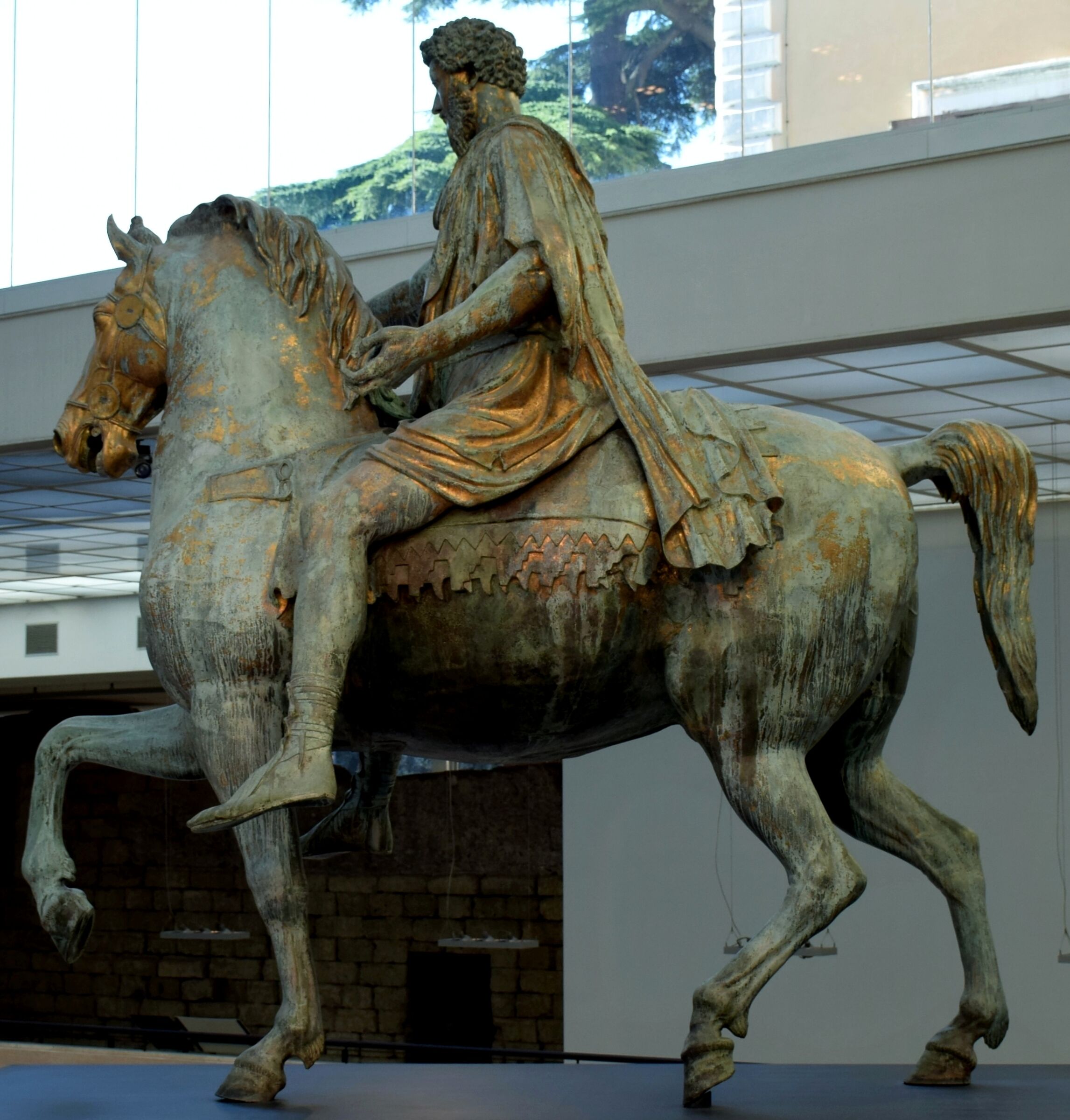 Capitoline Museums - Equestrian Statue of Marcus Aurelius...