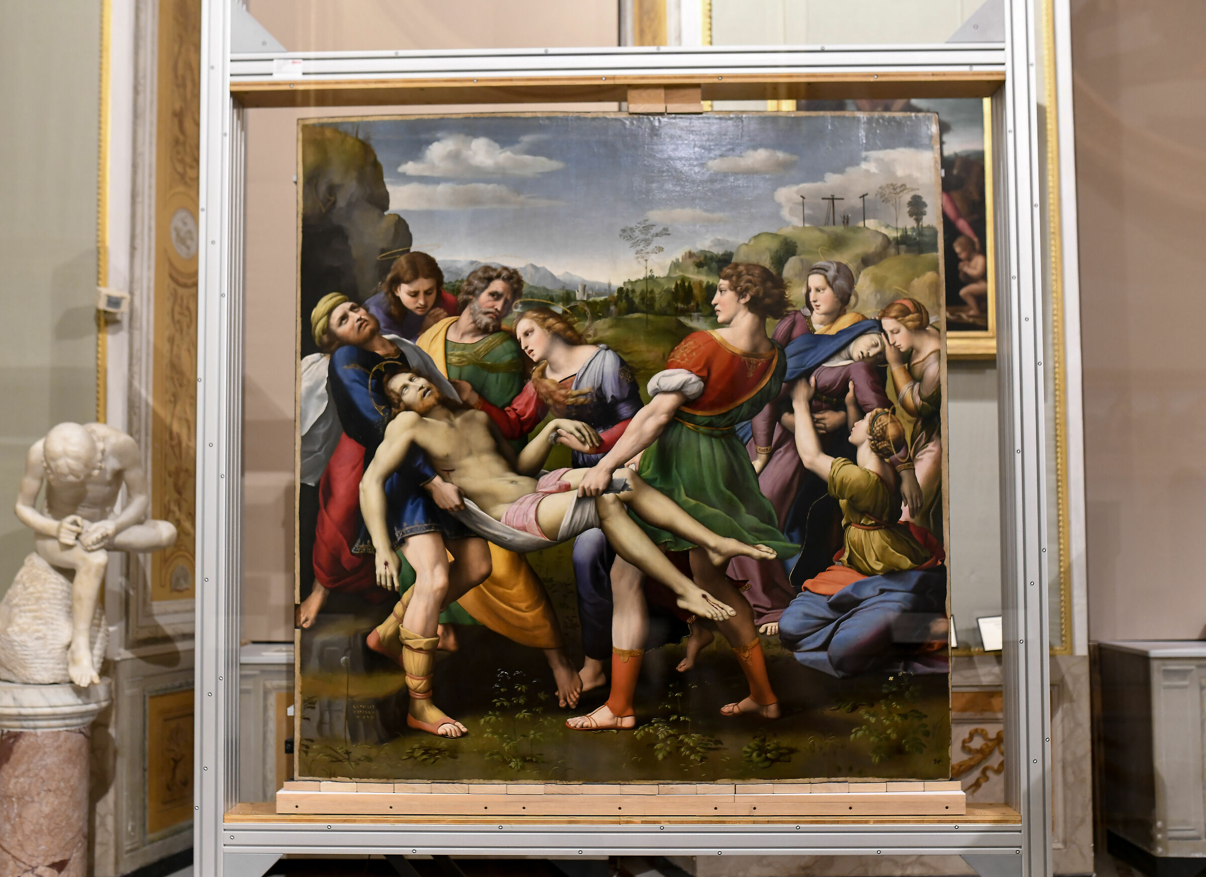 Galleria Borghese-Raffaello,"Deposizione di Cristo"...