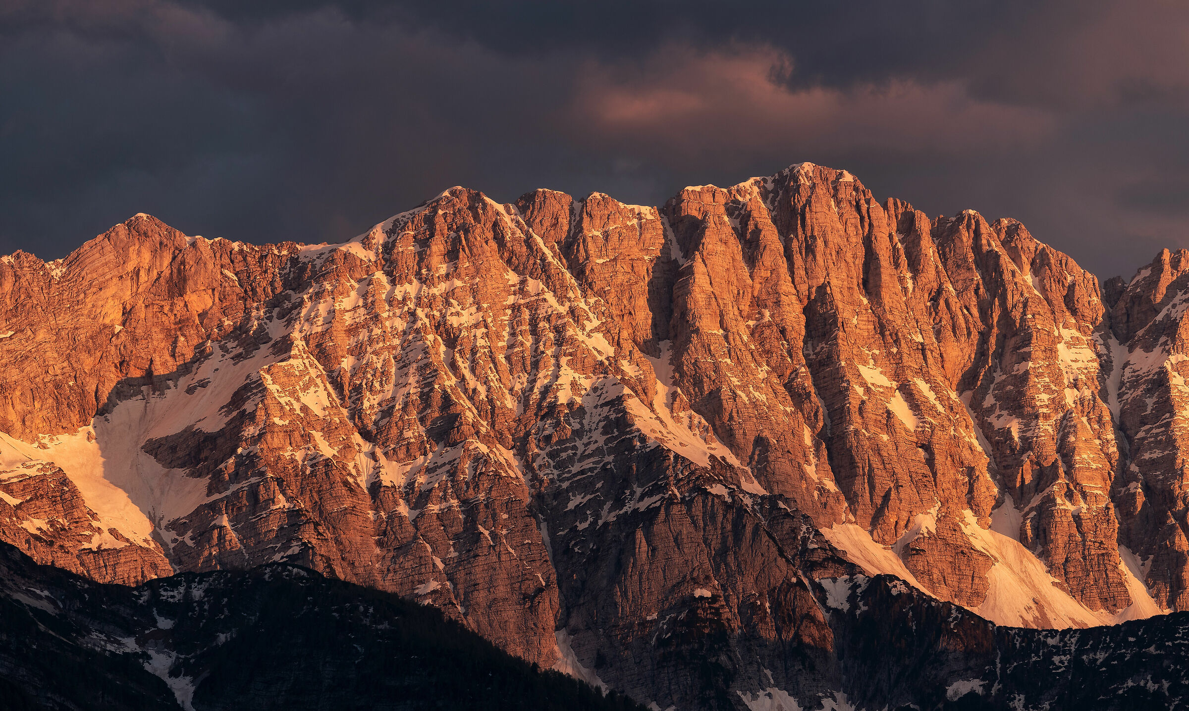 Alpi Giuliane al tramonto...