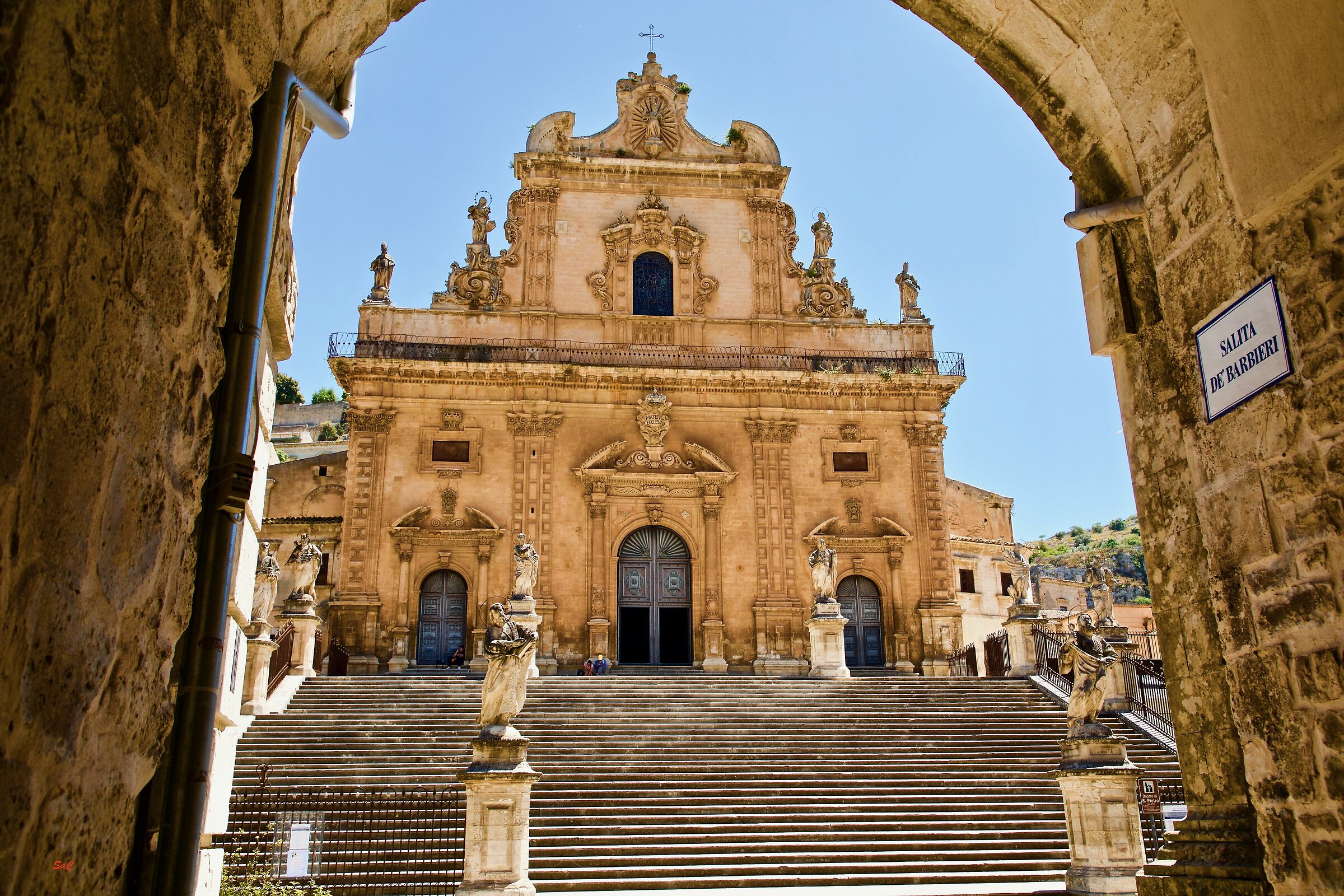 Modica. St. Peter's Cathedral...