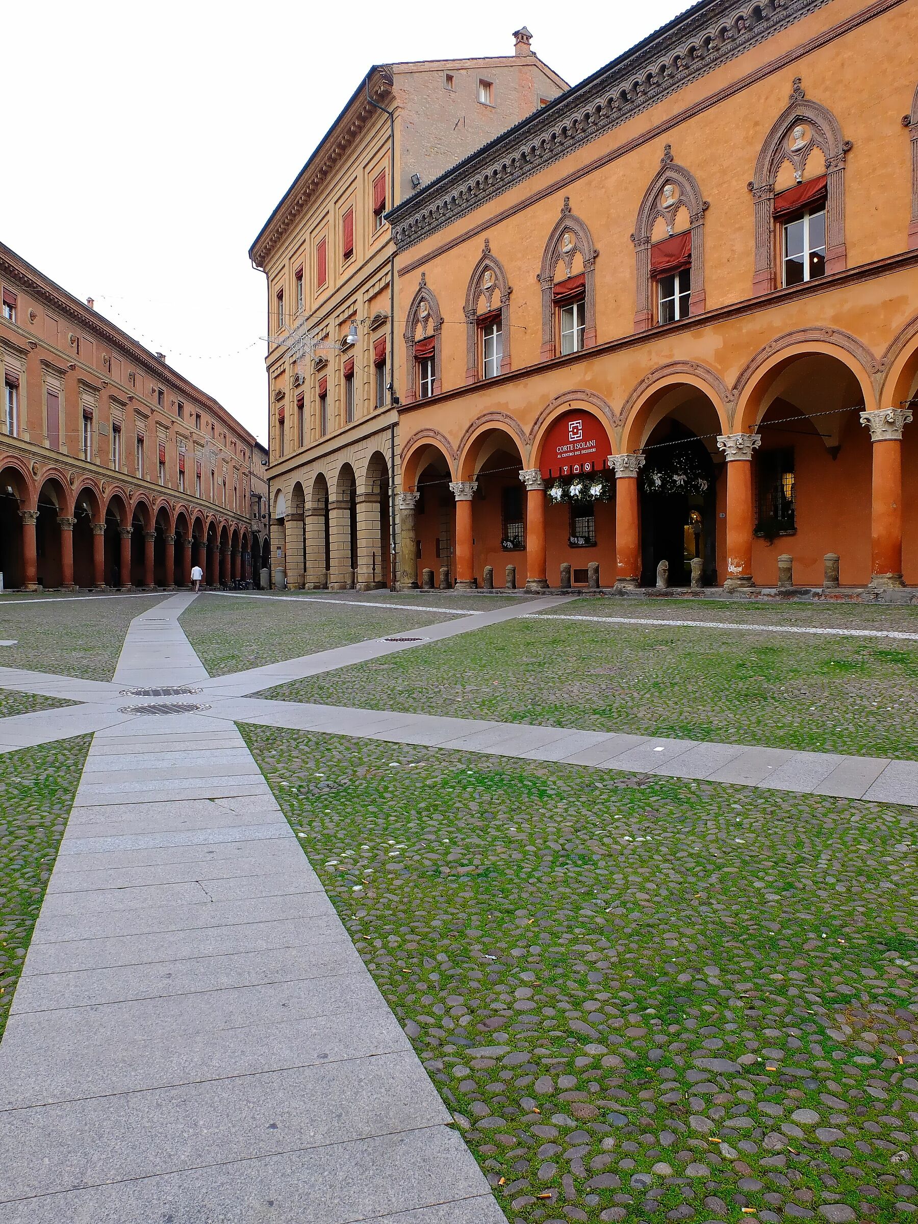 Palazzo Isolani in Piazza Santo Stefano a Bologna....