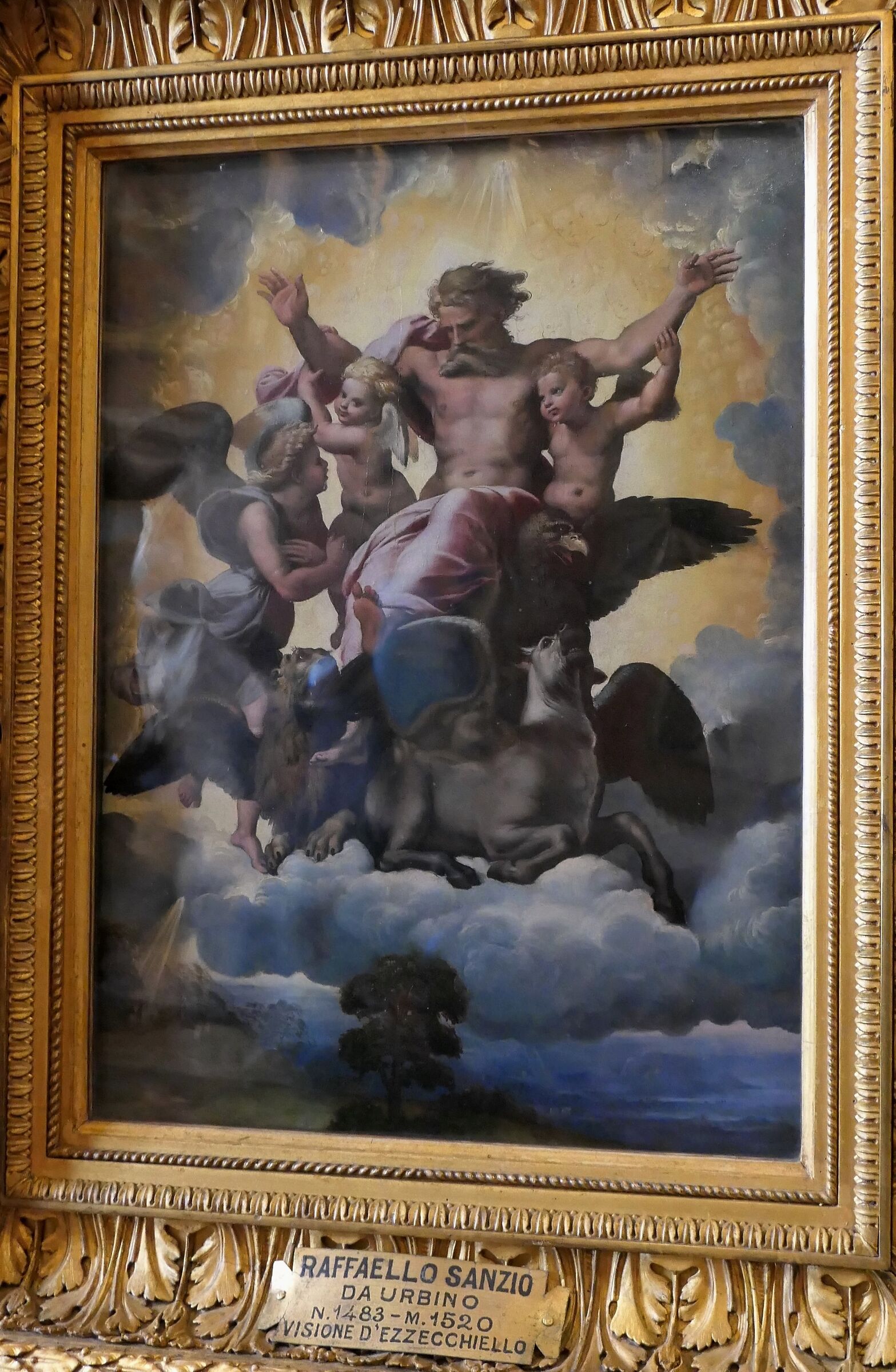 Palatine Gallery - Raphael "Vision of Ezzecchiello"...
