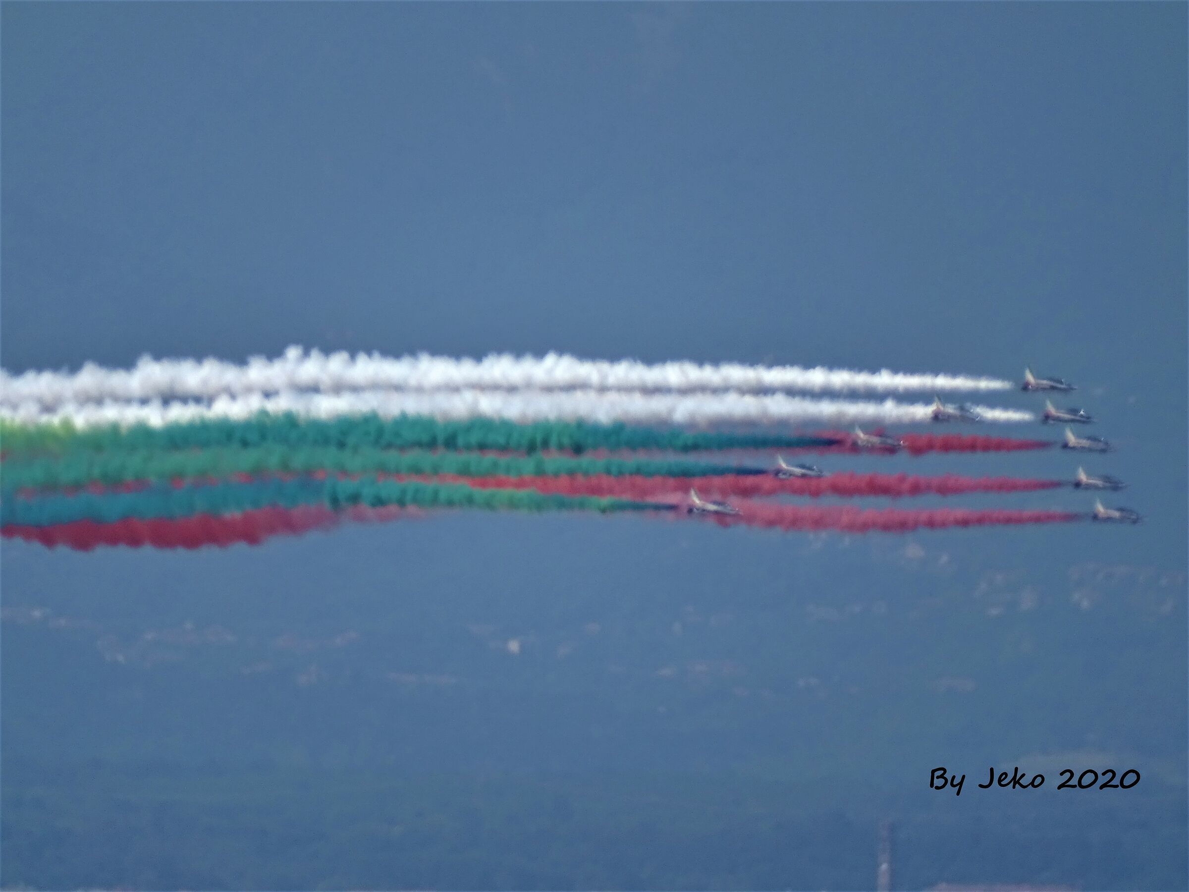 passaggio frecce tricolori su Torino 25-05-2020...