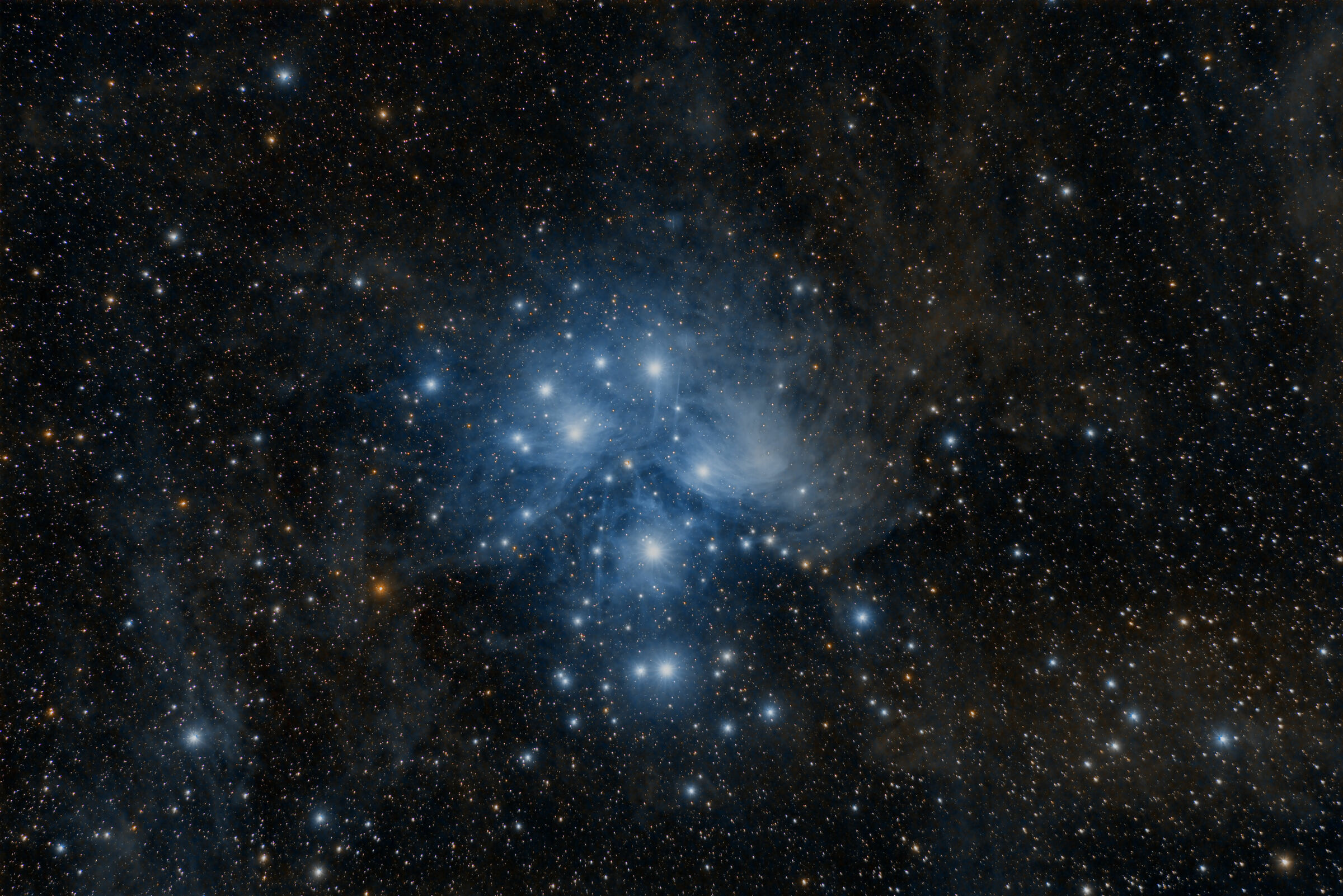 M45 pleiades. with 300mm canon...