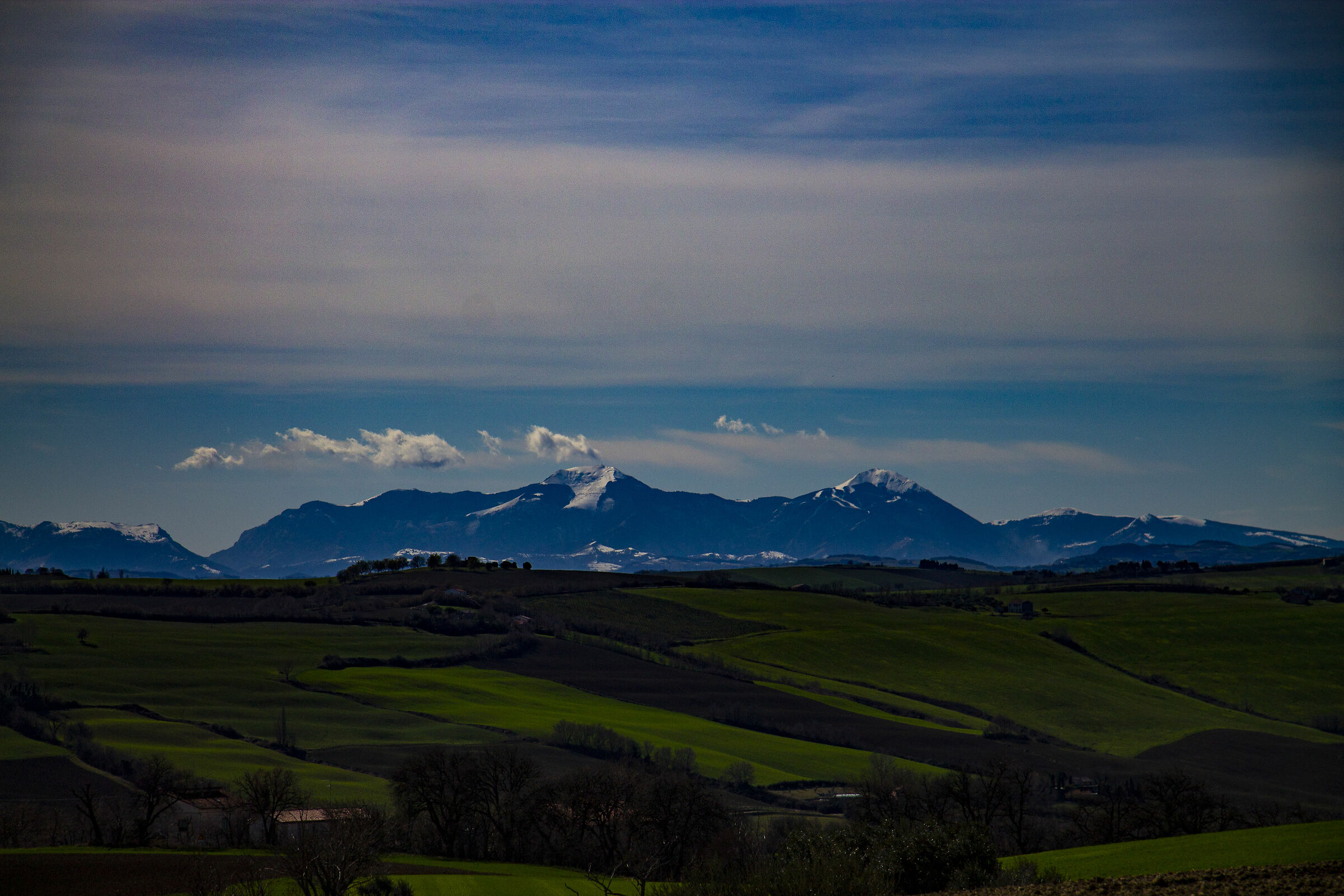 View of Mount Catria...