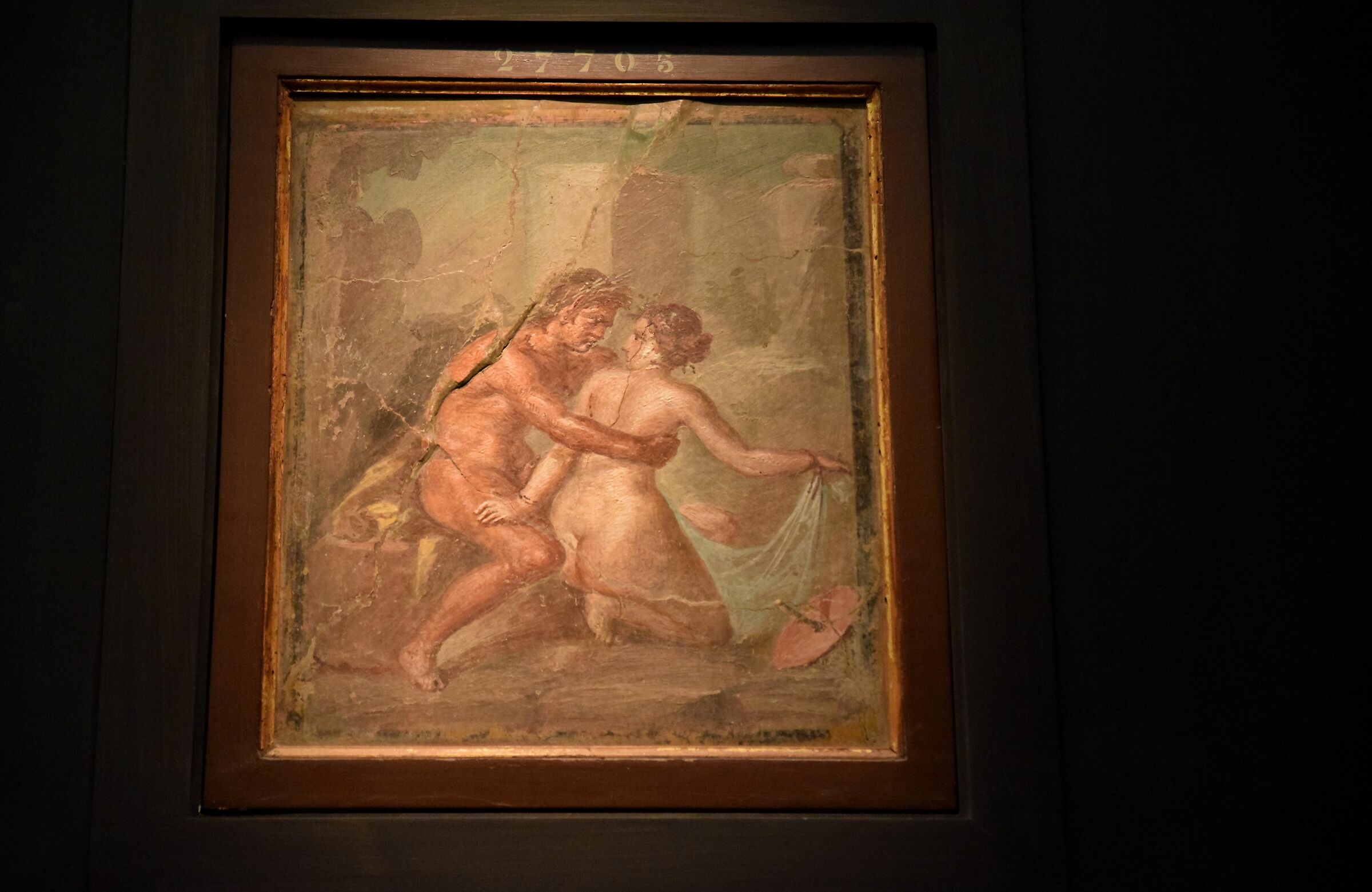Archaeological Museum - Satyr embracing a Nymph...