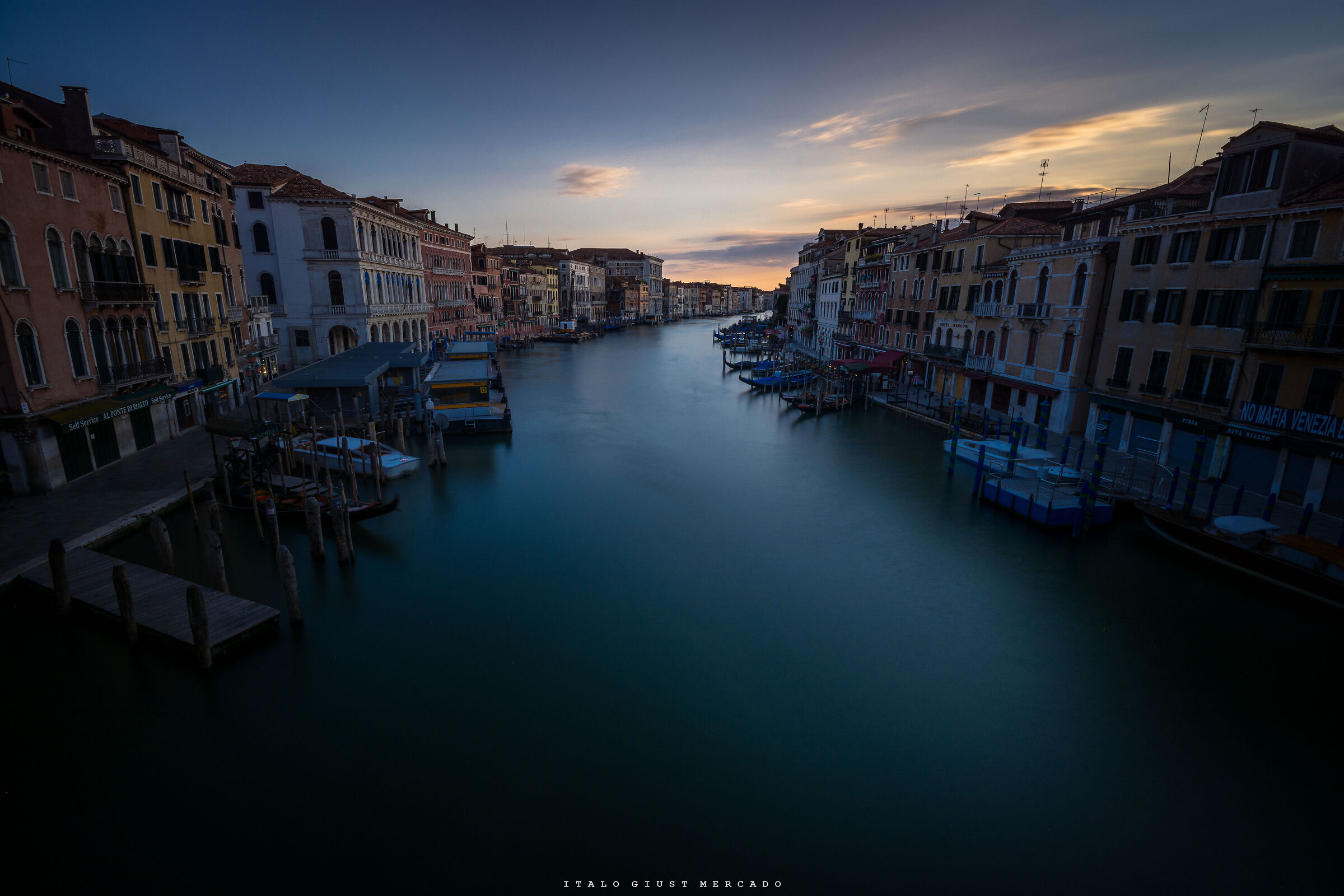 Quiet on the Grand Canal ...