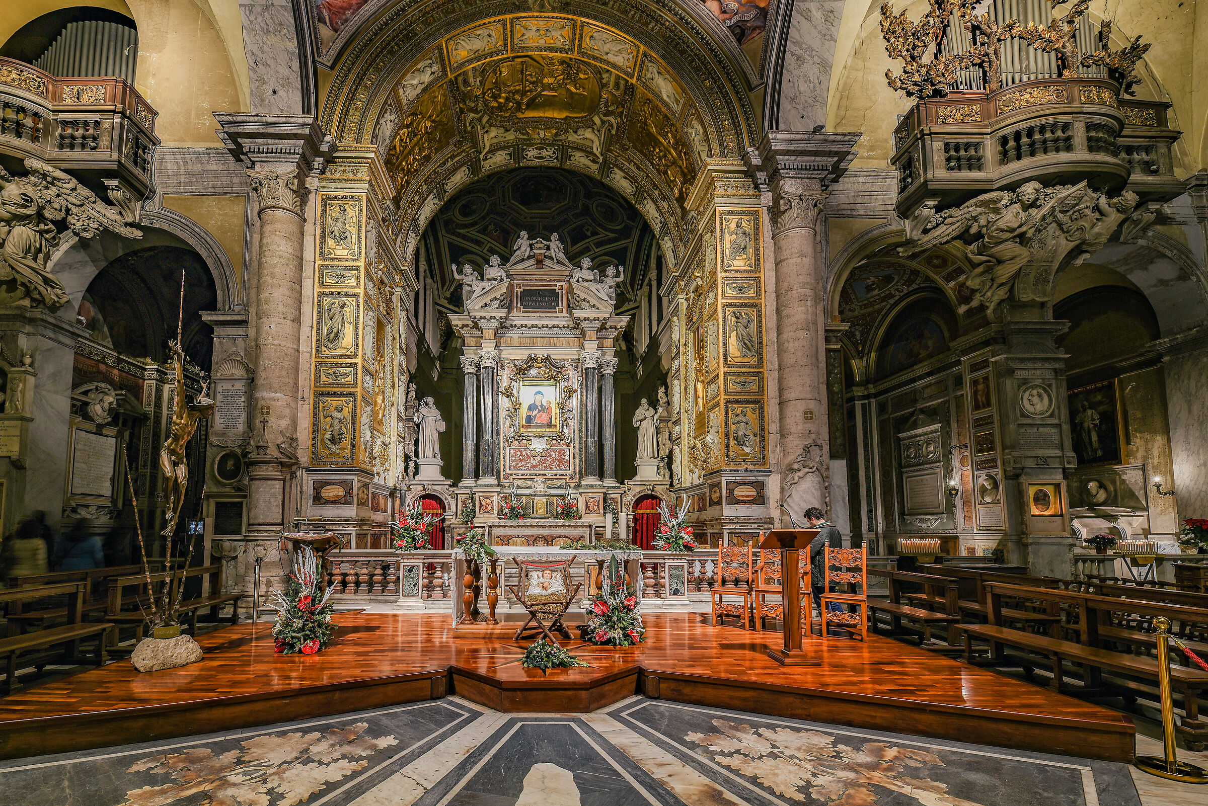 Basilica of St. M. del Popolo in Rome another show...