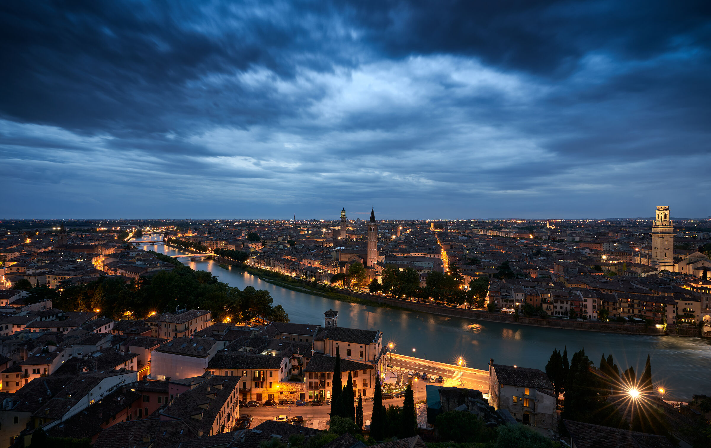 Verona twilight...