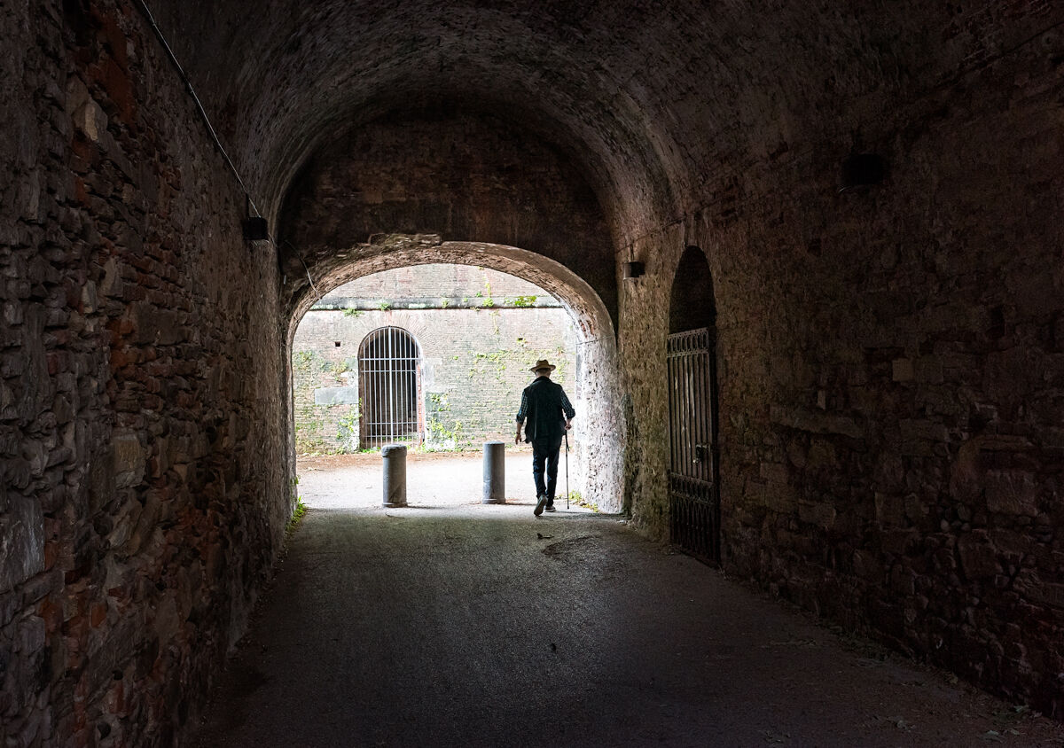 Under the Walls of Lucca...