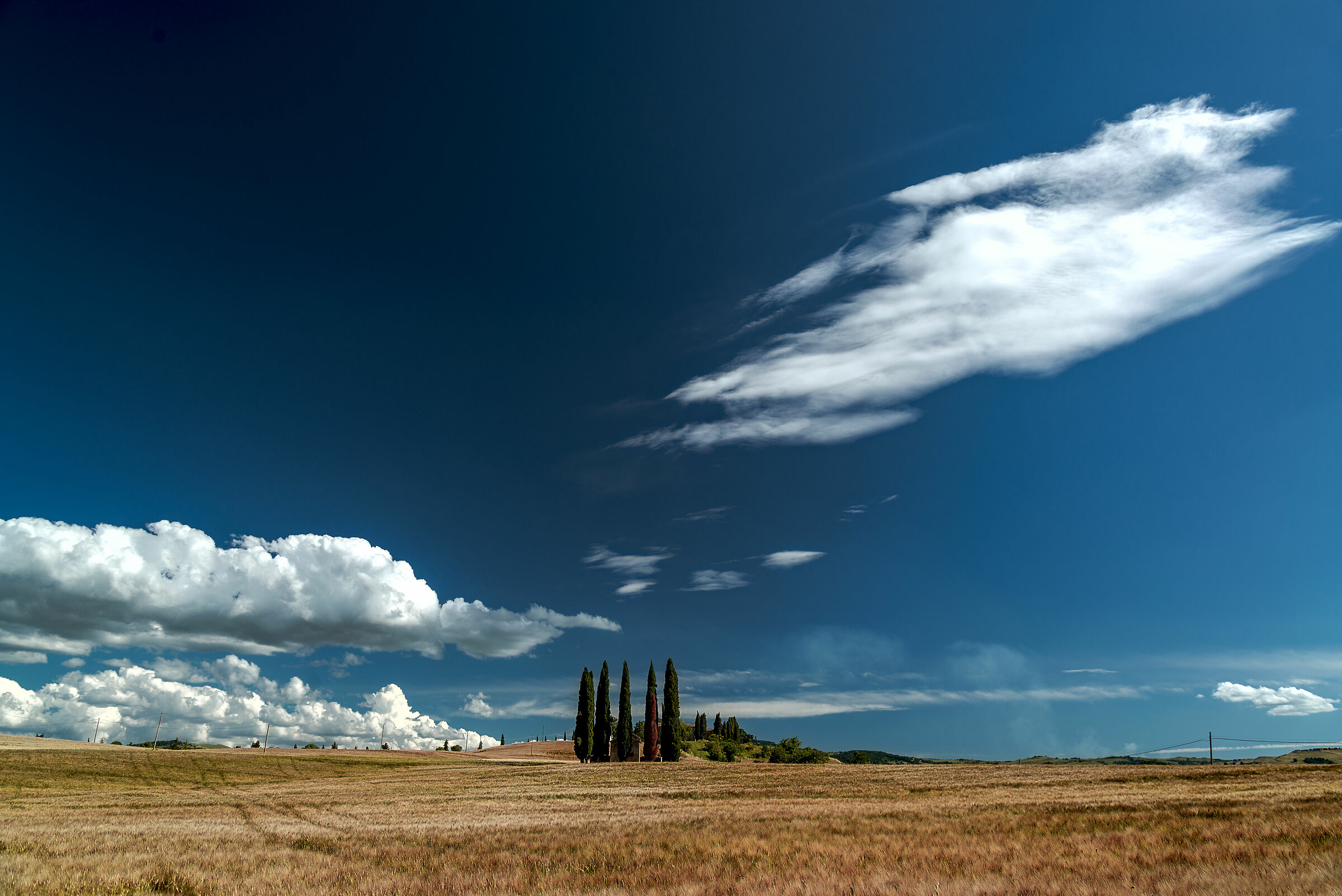 Small low graveyard valley of orcia 3...