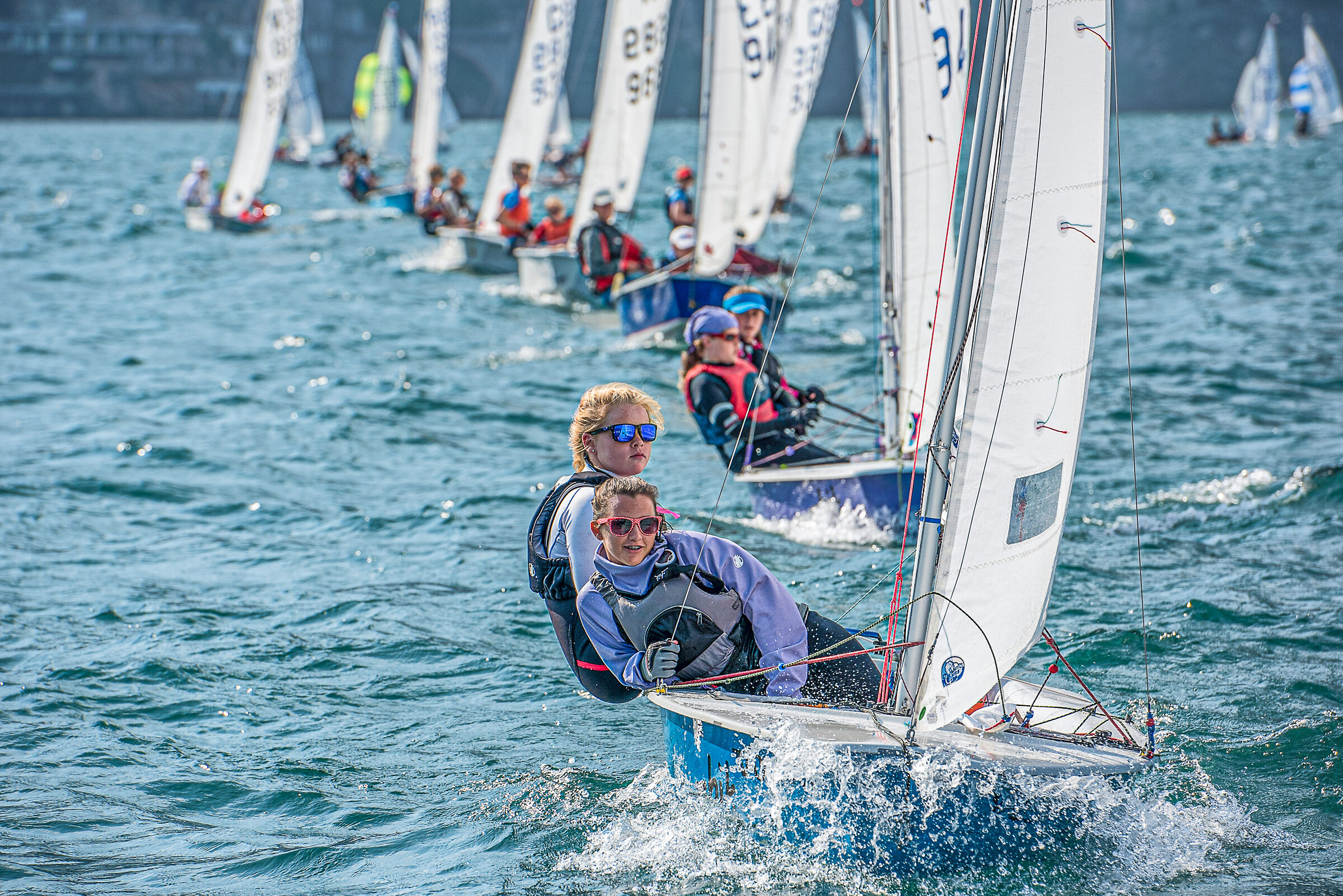 World Youth Sailing Championship in Riva del Garda...