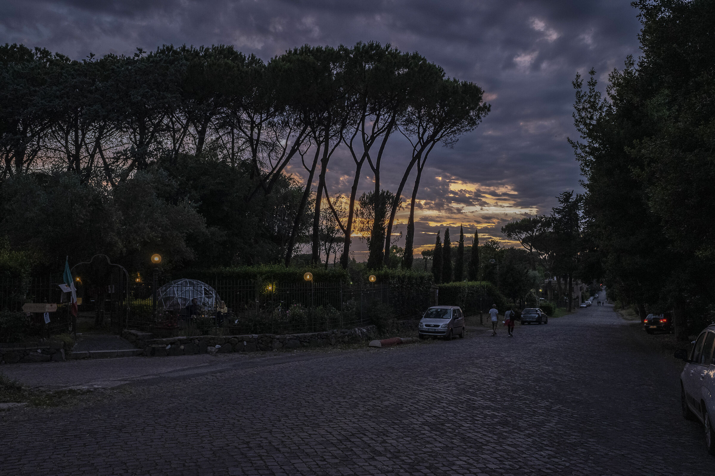 Rome - Ancient Appia, near Cecilia Metella's Mausoleum...