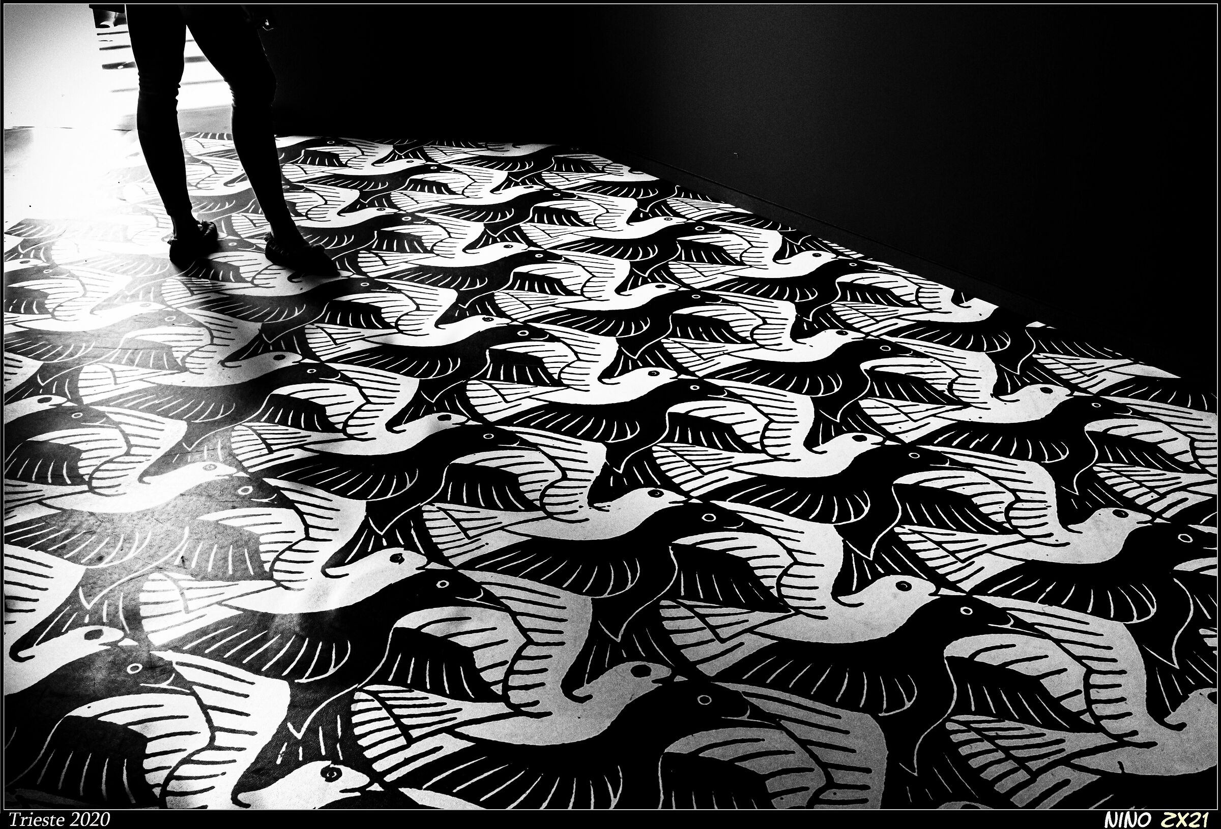 At the exhibition of Escher III...