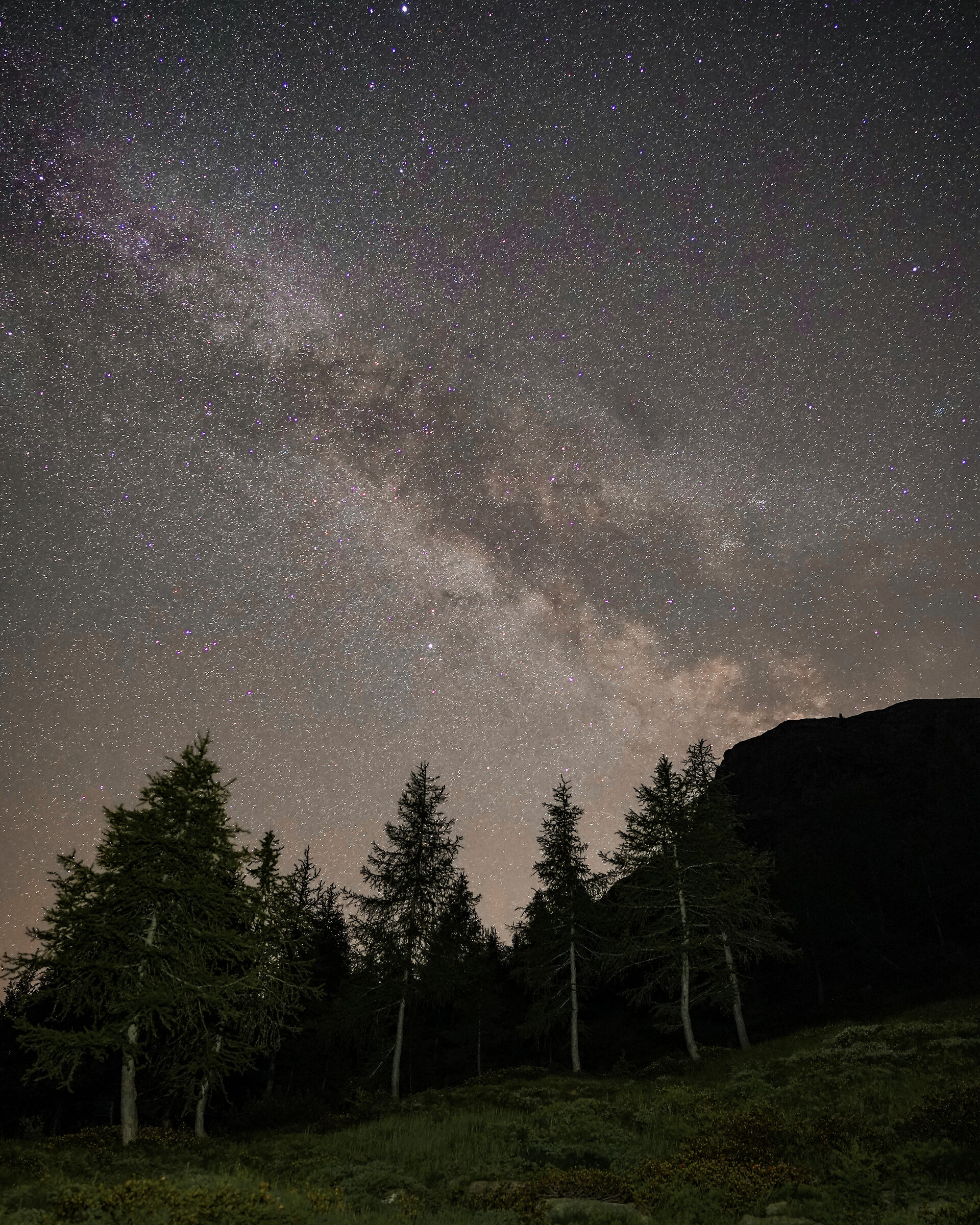 Milky way from the pass of the vivion...