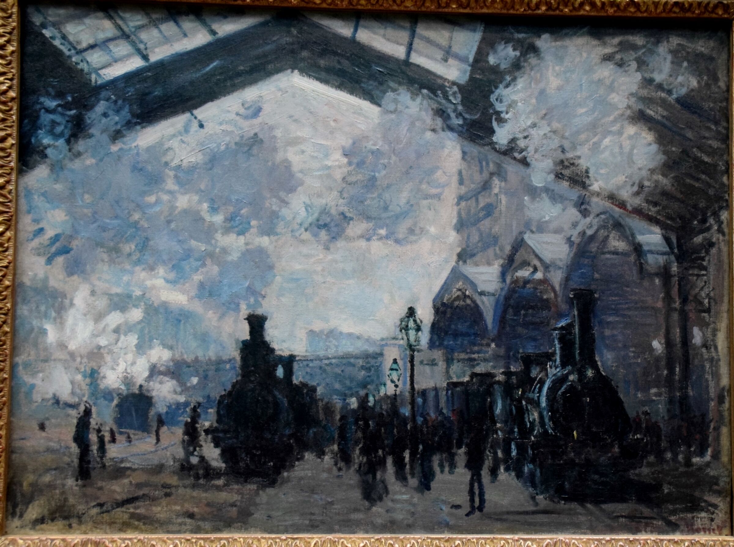 Claude Monet "la Gare di St-Lazare"...