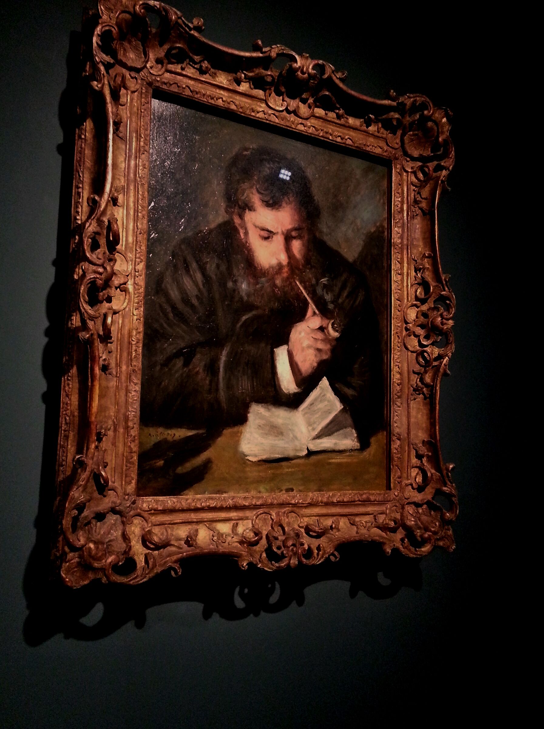 Pierre-Auguste Renoir - "Portrait Claude Monet"...