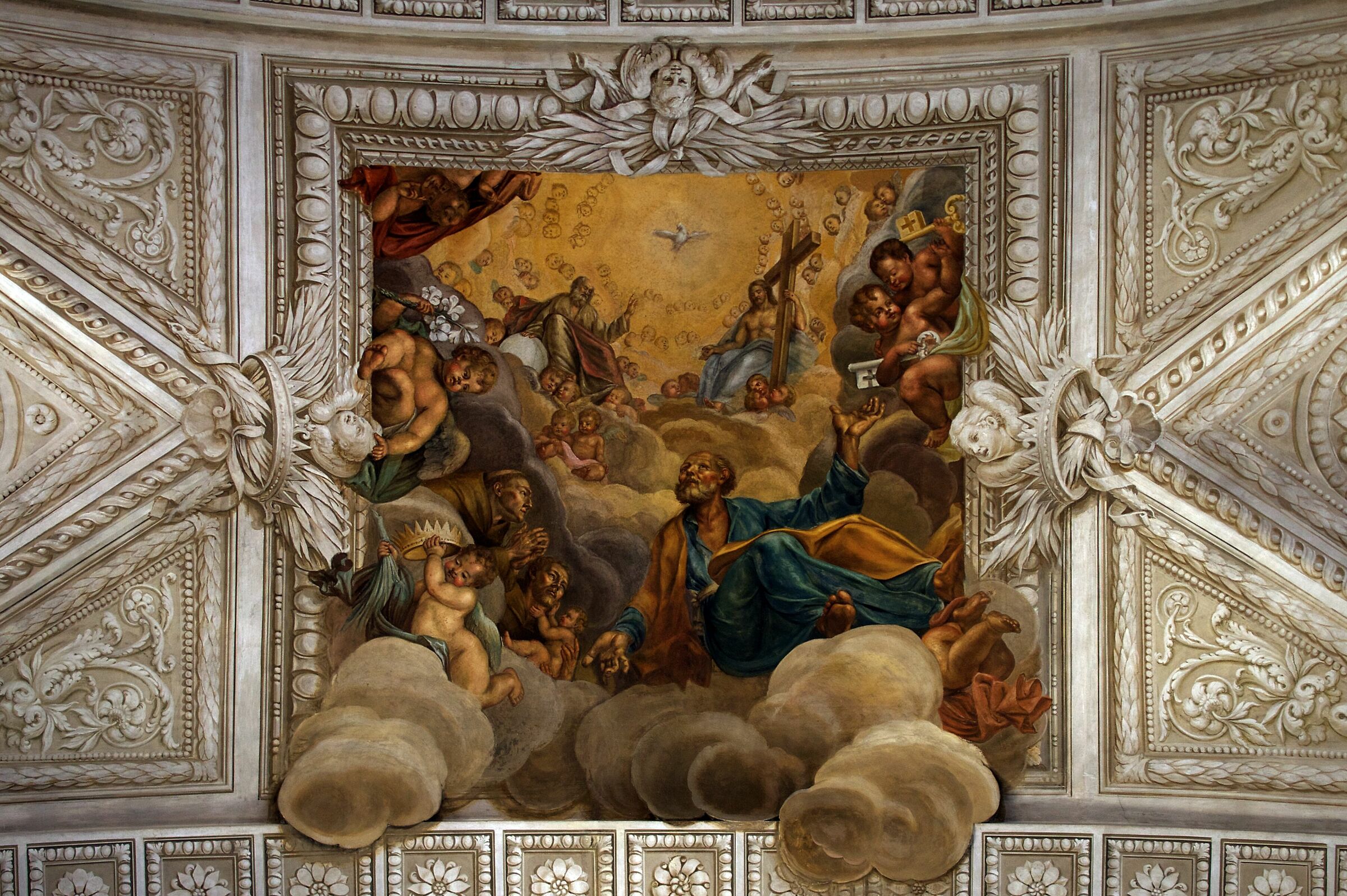 Fresco in Offida Abbey...