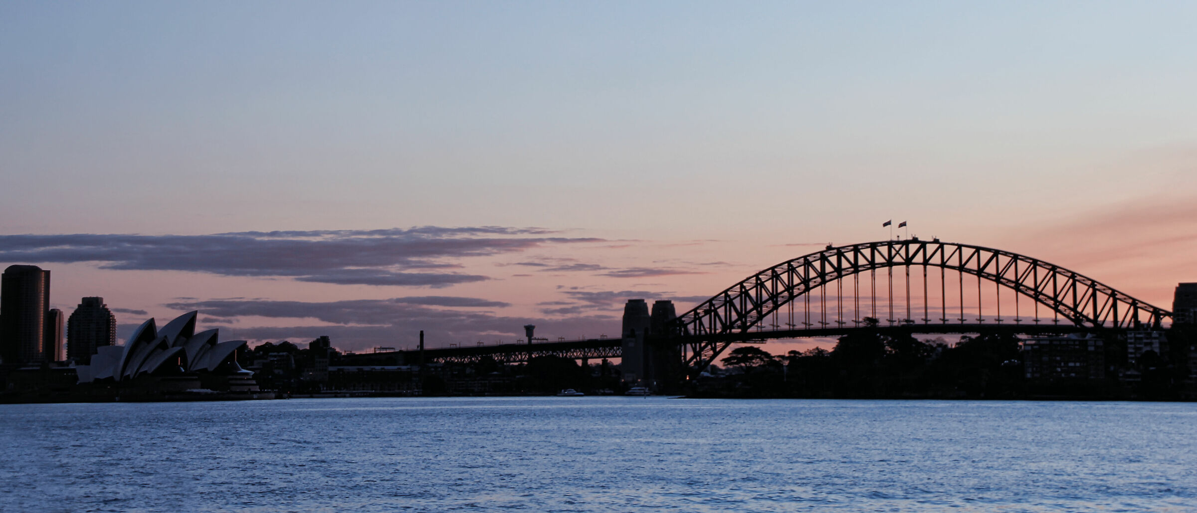 Blue Hour in Sydney Harbour...