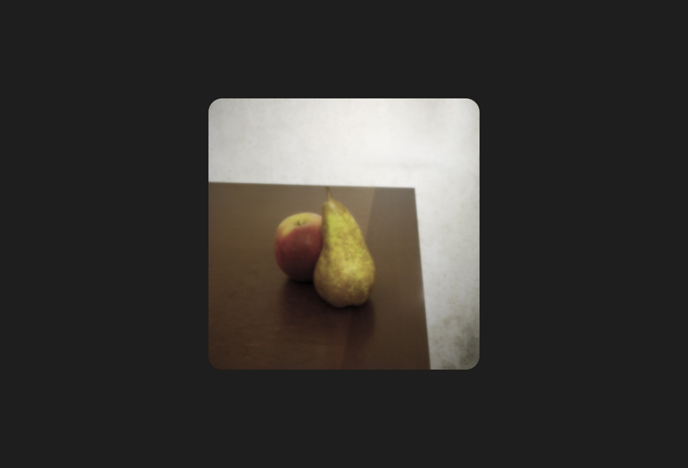 Pear and Apple, 2019...