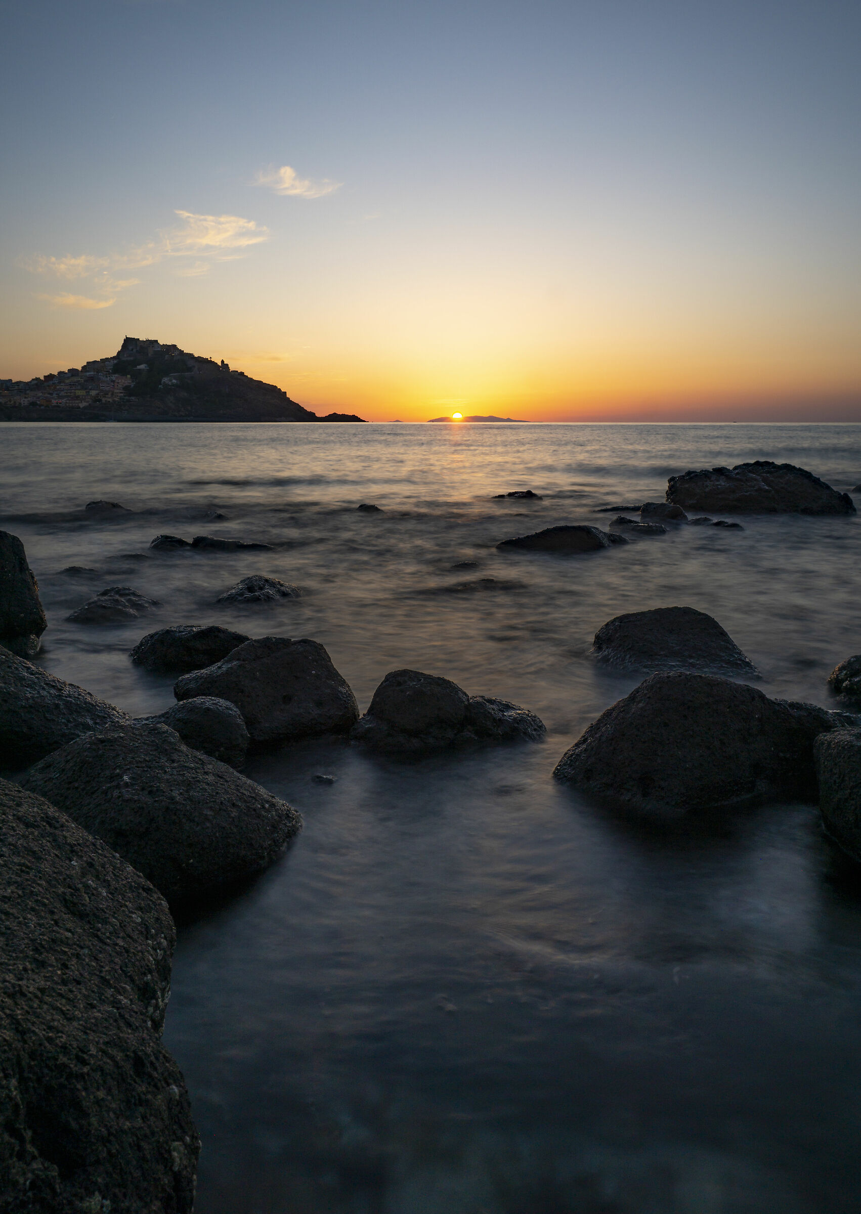 Sunset over Asinara...