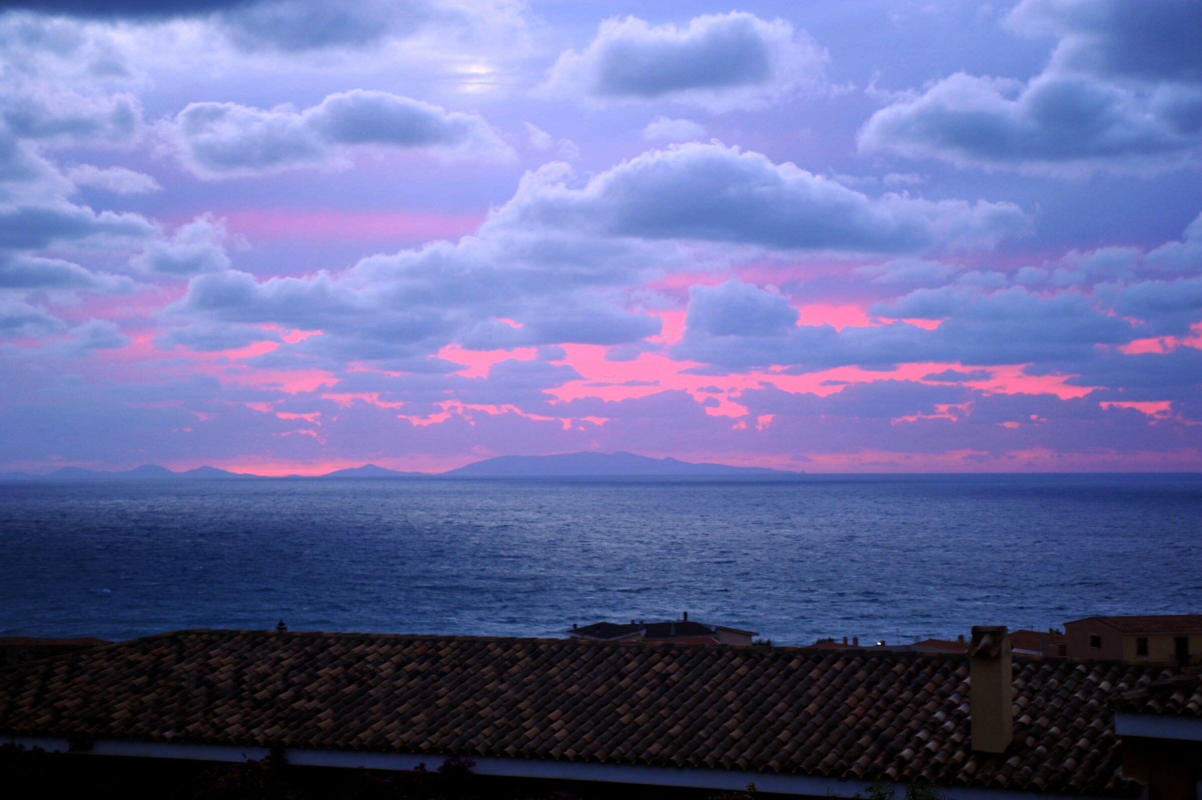 Sunset over Asinara...